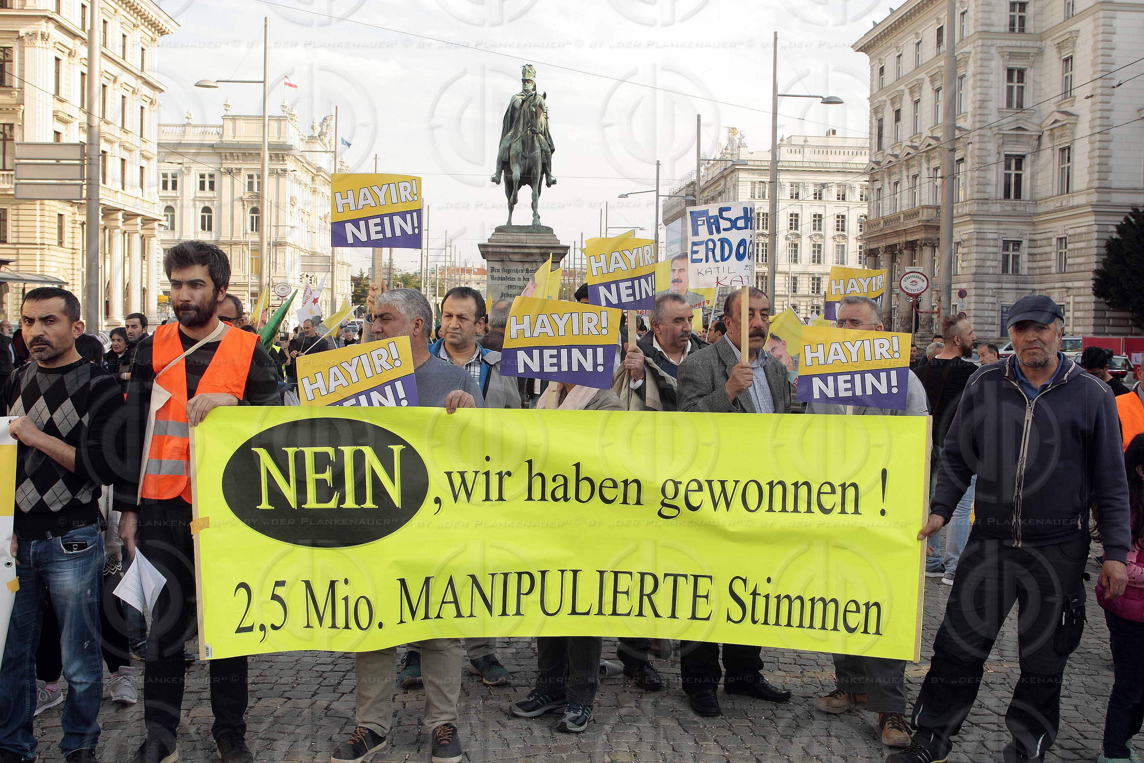 Demo Stimmenmanipulierung in der Tuerkei