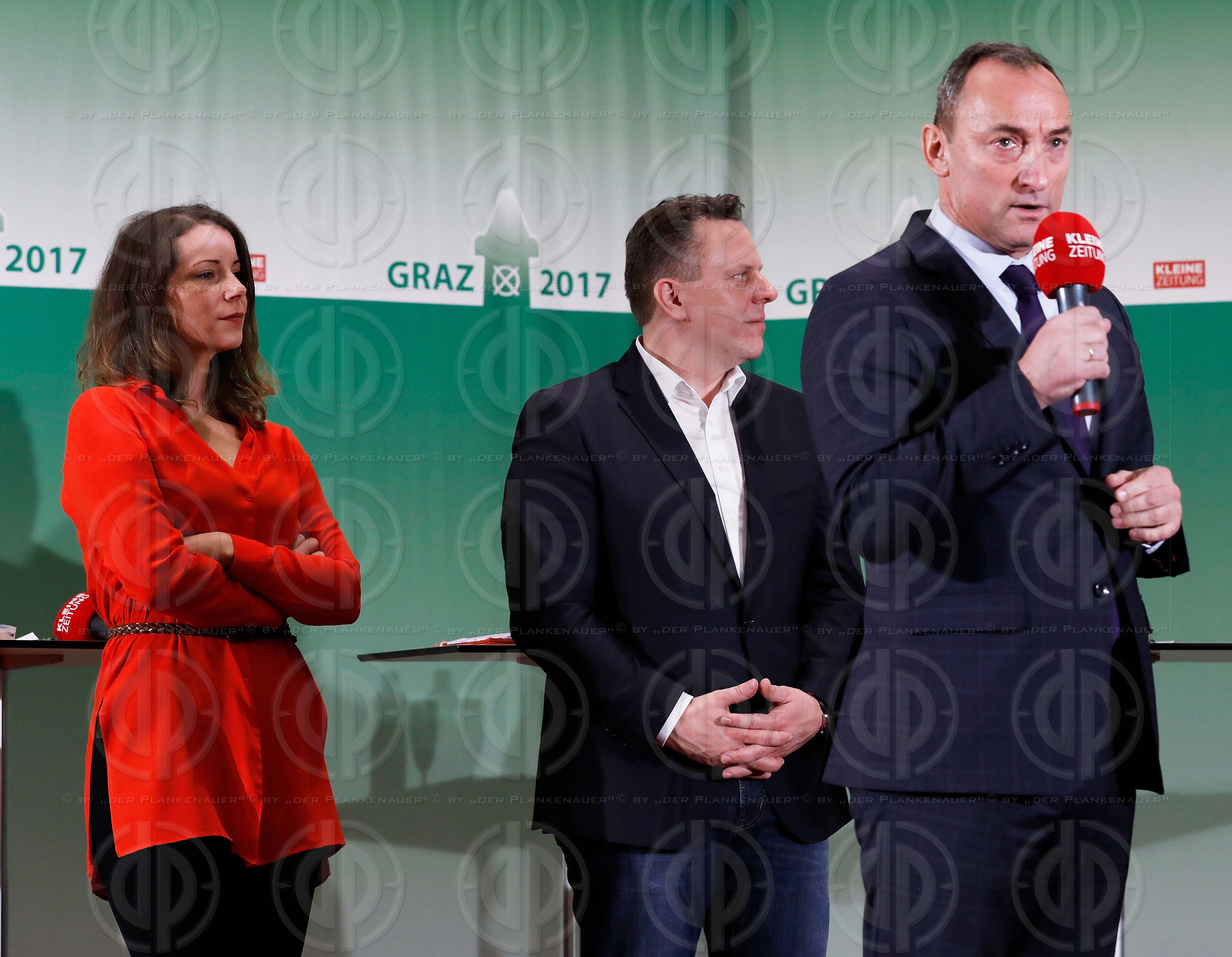 GR-Wahl Graz 2017 - Wahldebatte mit Spitzenkandidaten