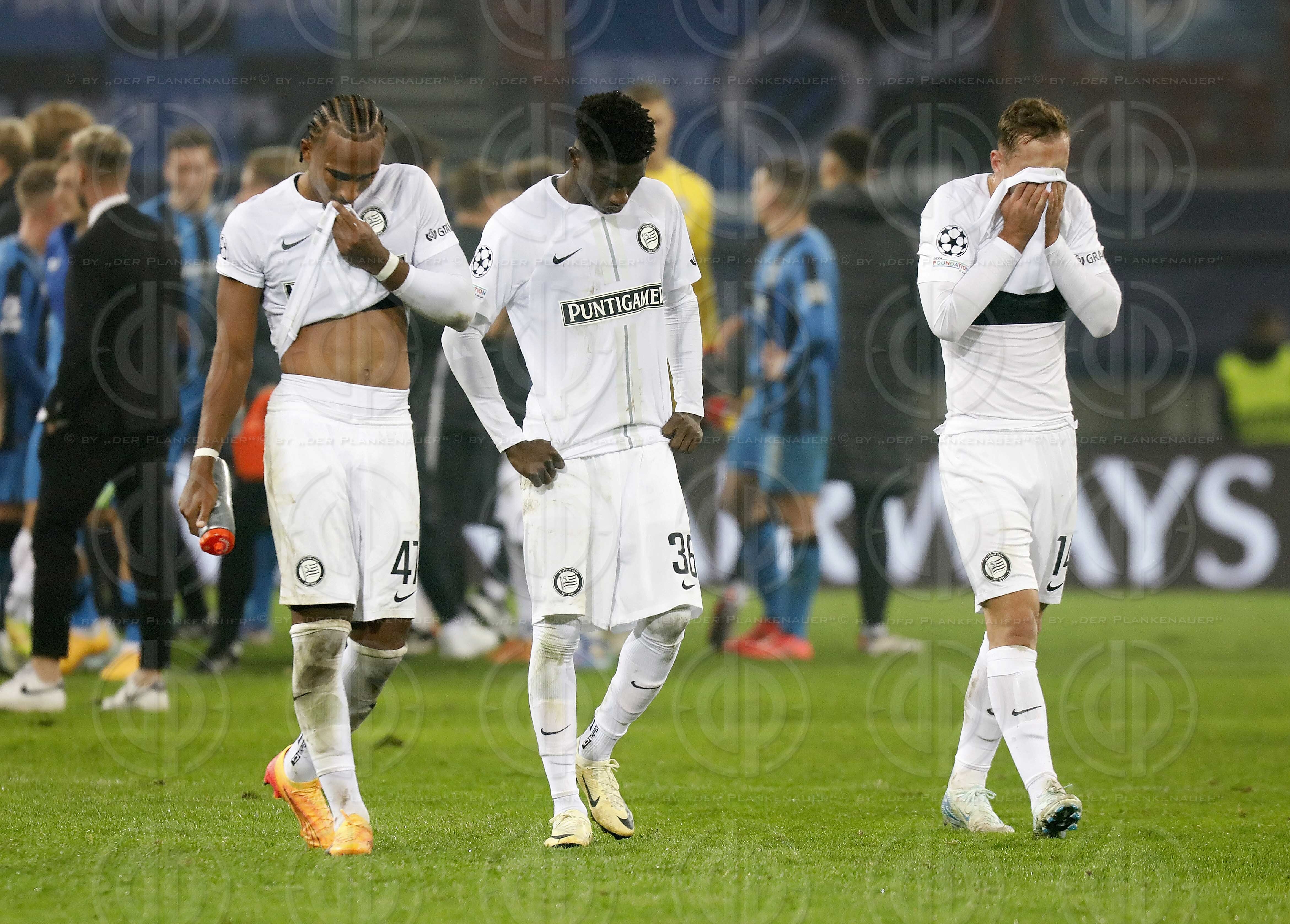 UEFA Champions League SK  Sturm vs. FC Brügge (0:1) in Klagenfu