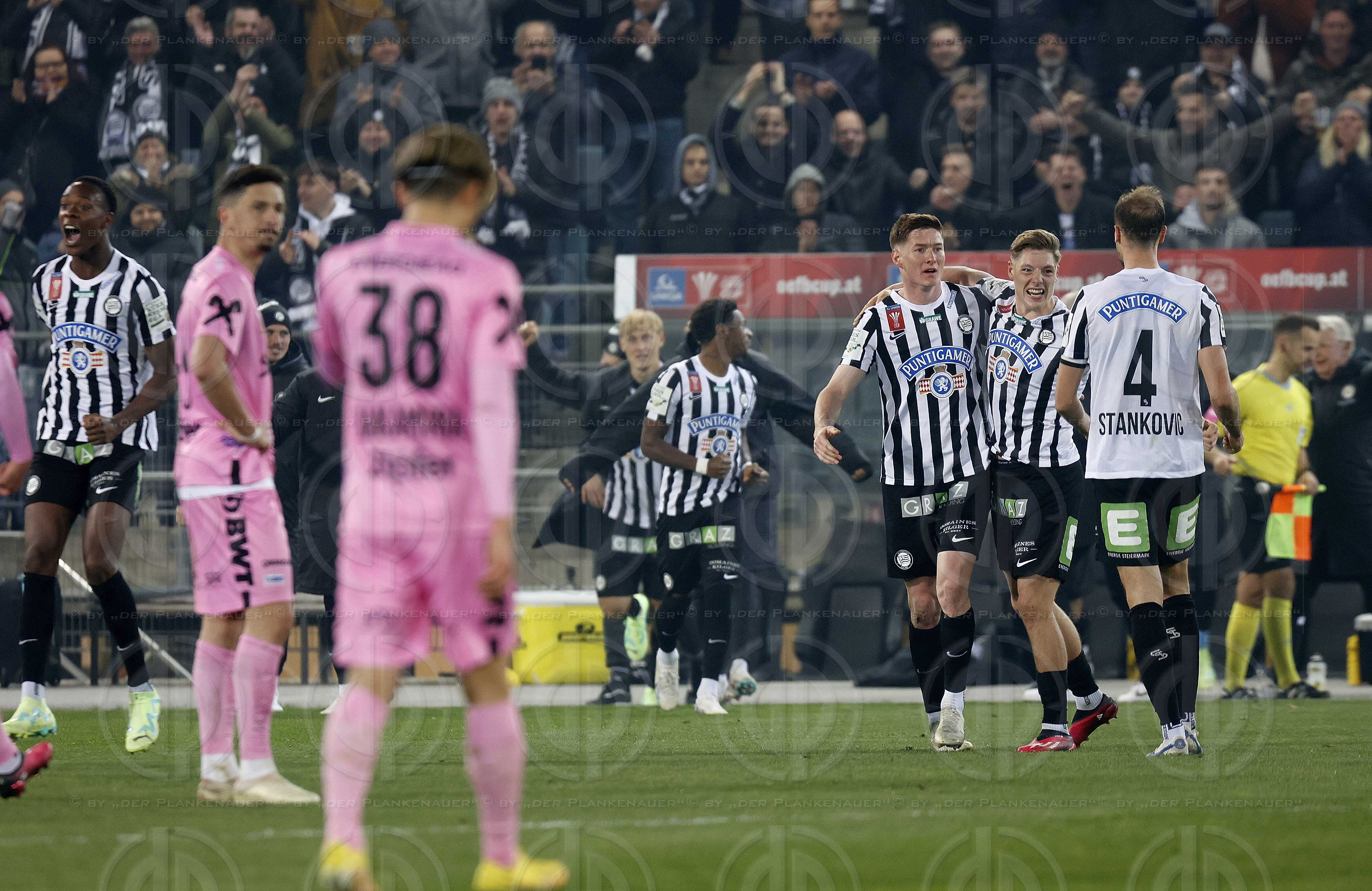 ÖFB Cup Sturm Graz  vs. LASK Linz (1:0) am 06.04.2023