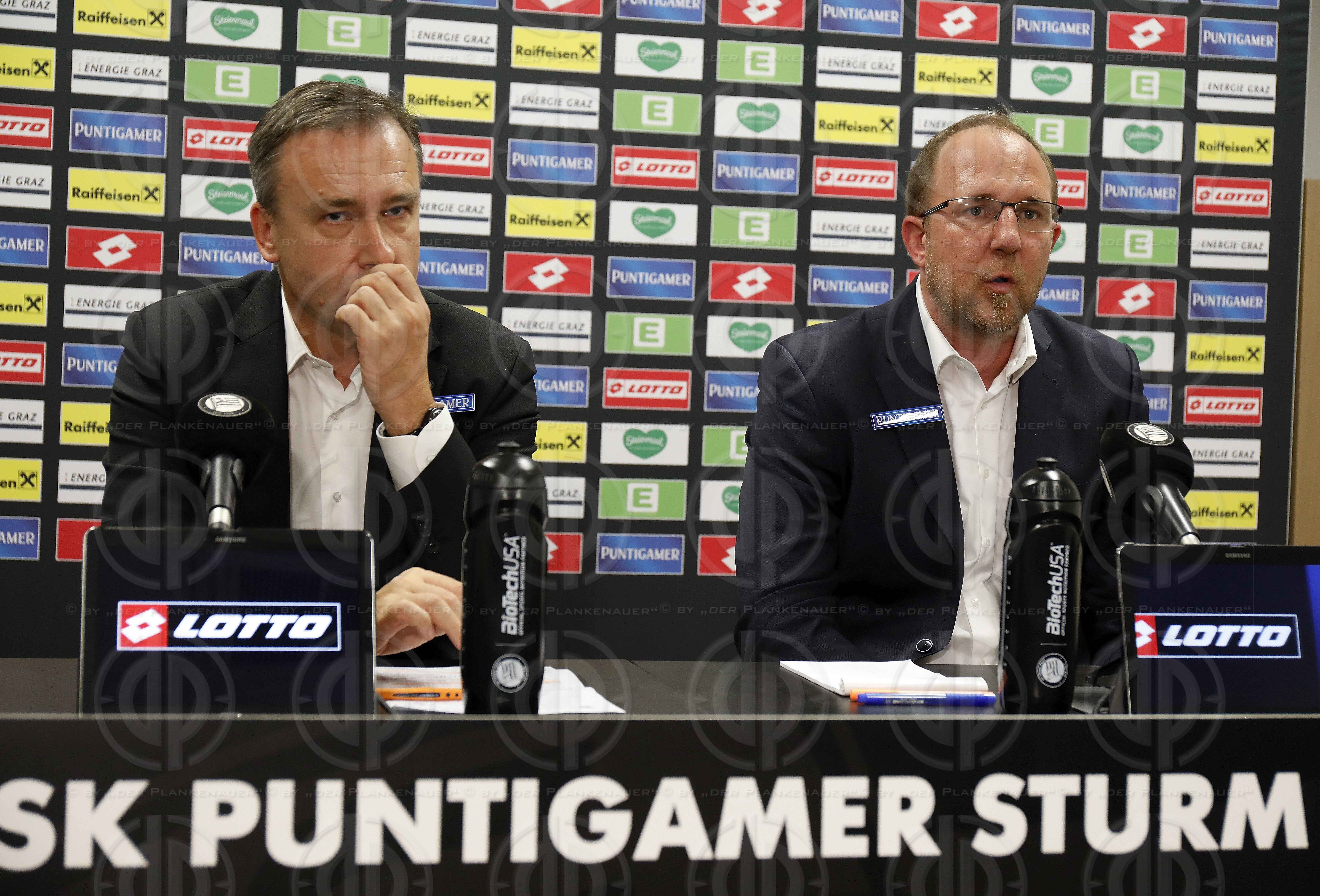 SK Sturm Pressekonfernz