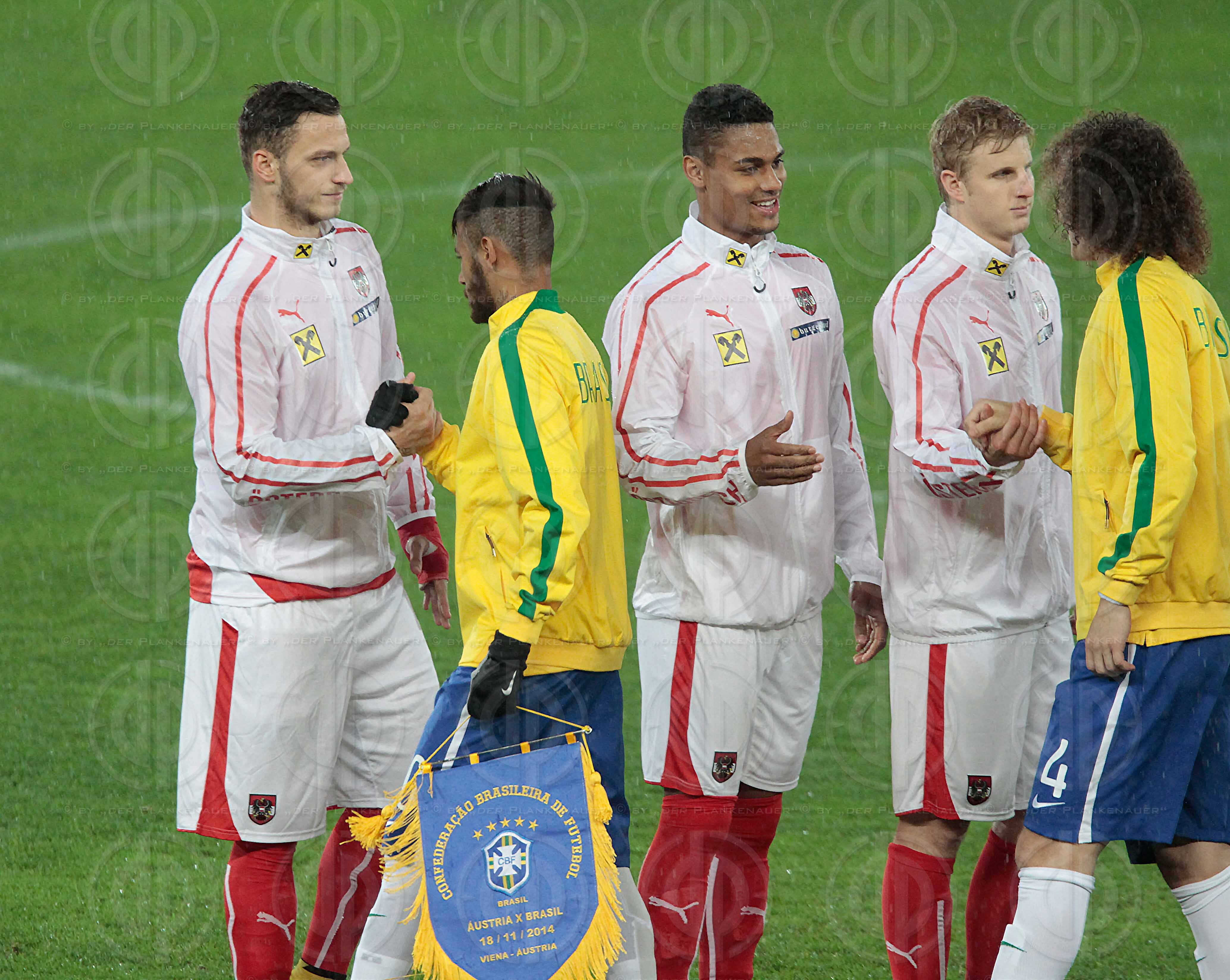 Freundschaftliches Laenderspiel Oesterreich vs. Brasilien (1:2)