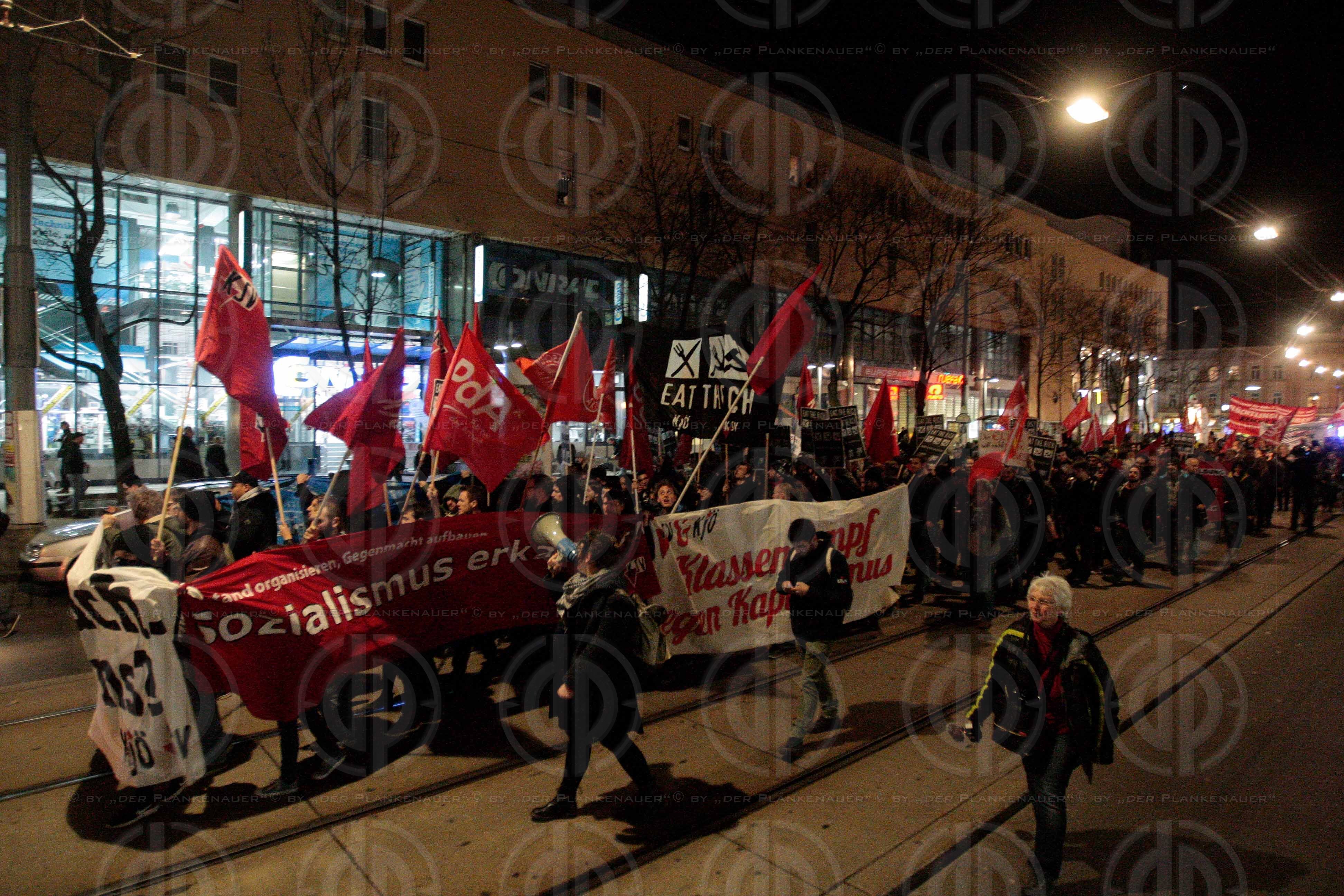 Demo gegen den Opernball 2017