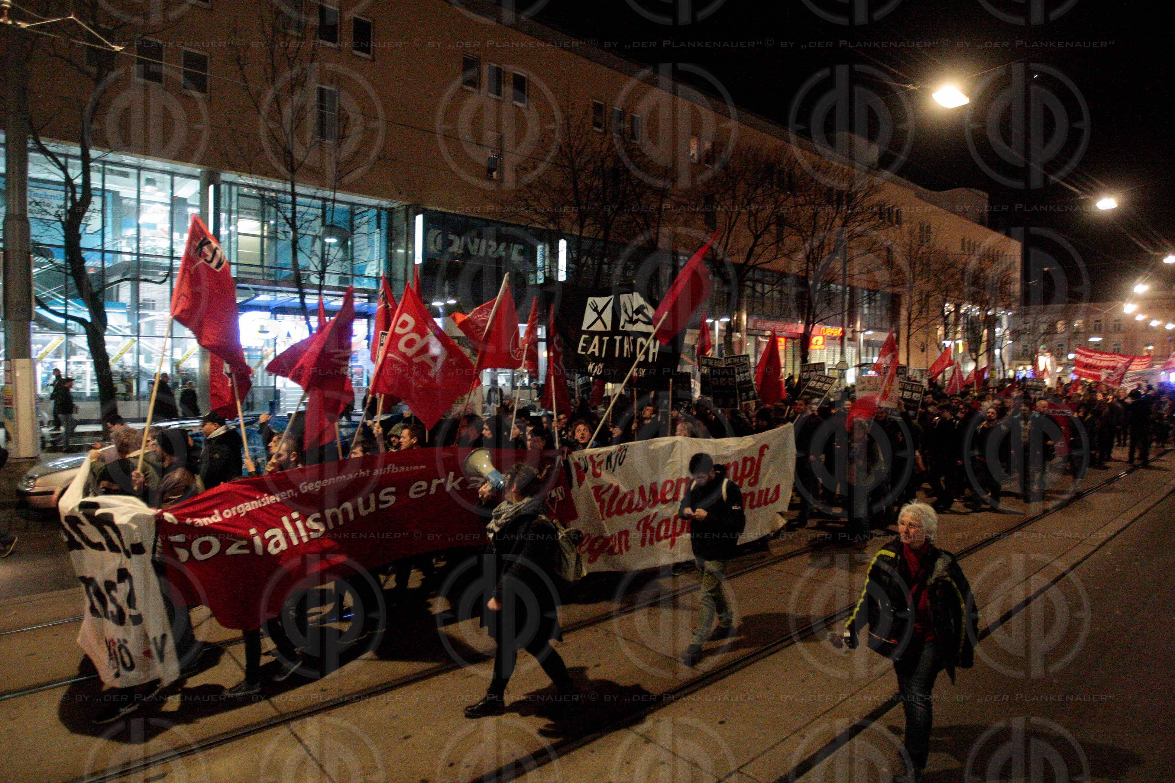 Demo gegen den Opernball 2017