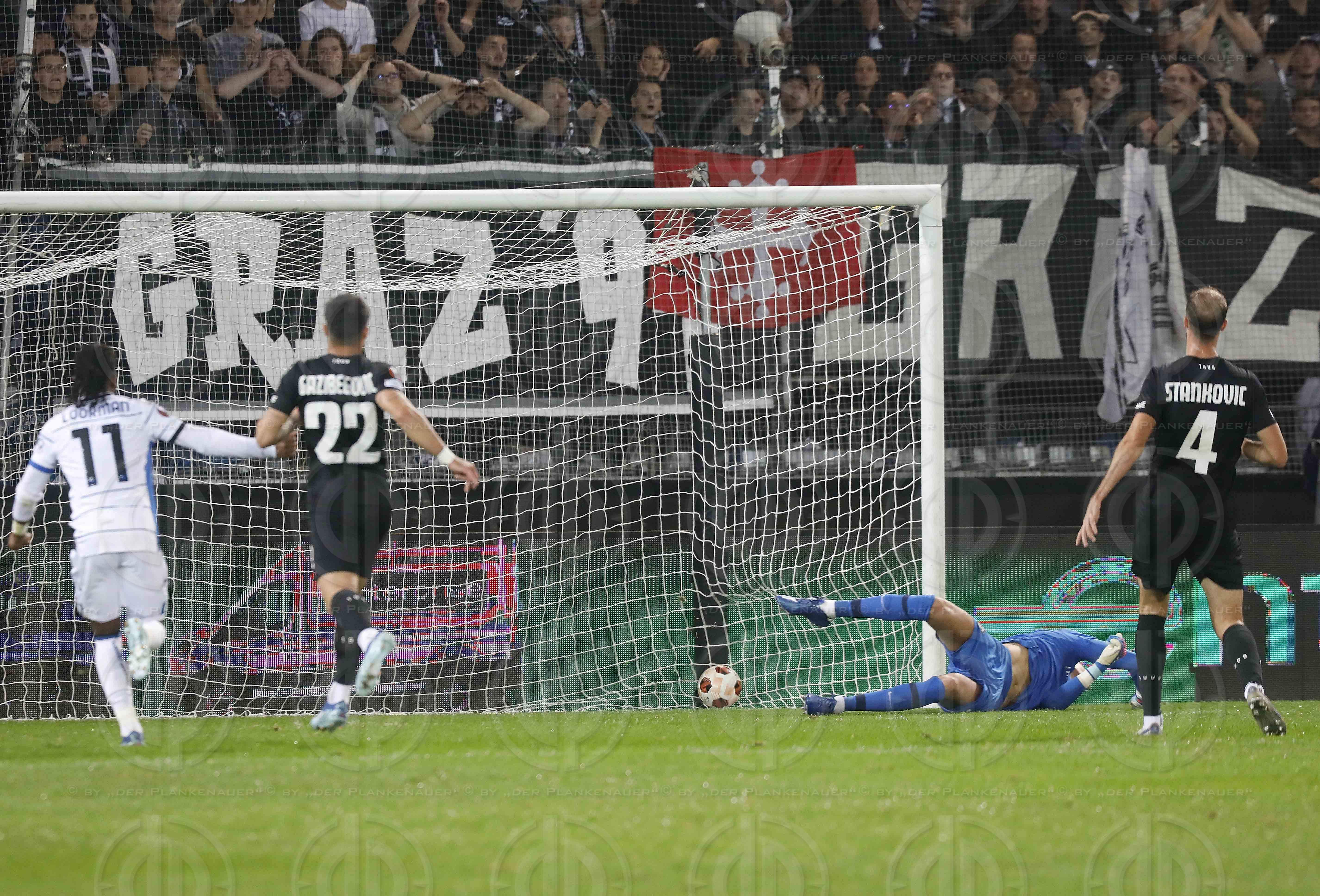 EL SK Sturm vs. Atalanta Bergamo (2:2) am 26.10.2023