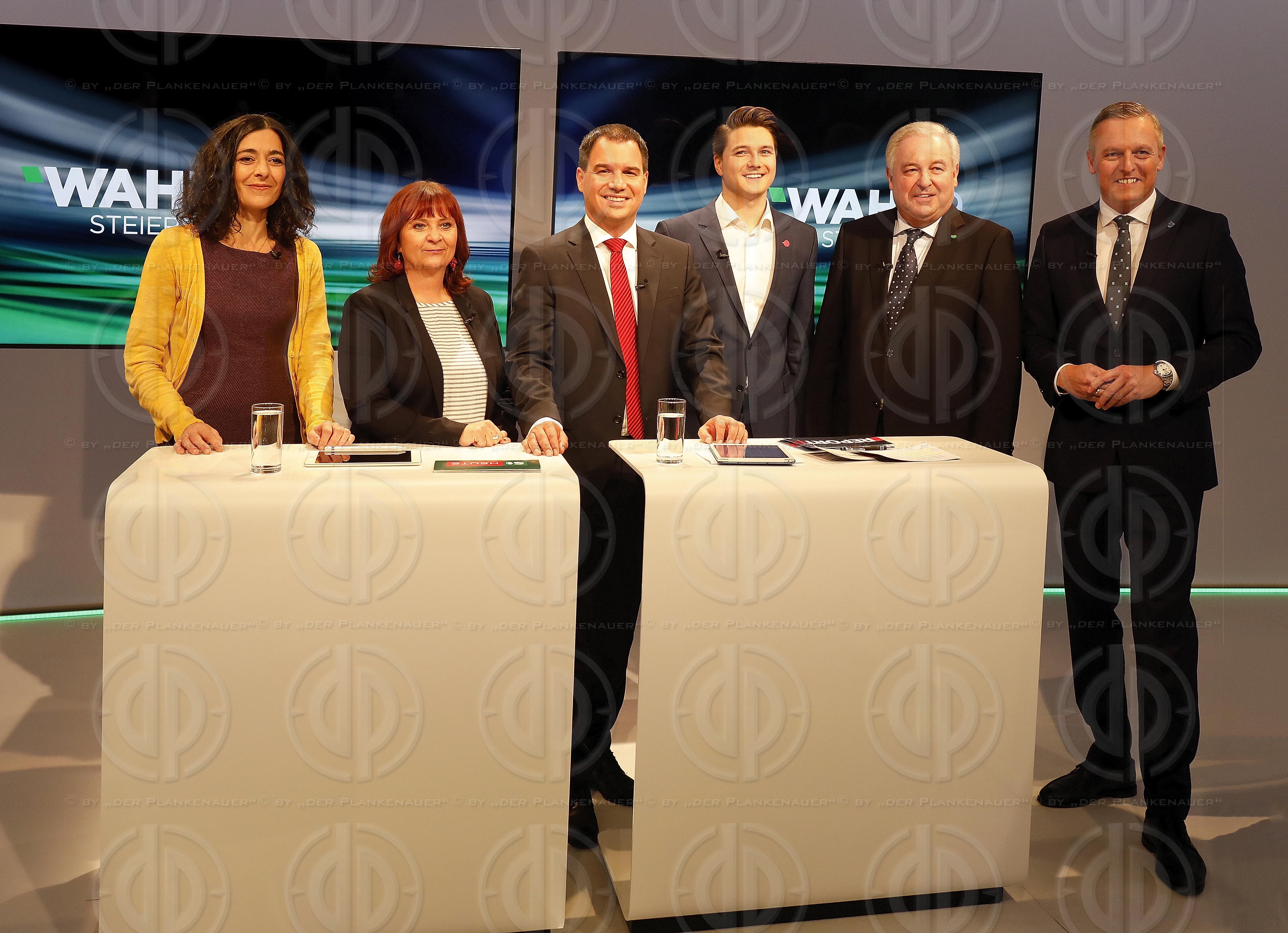 ORF TV Live-Diskussion Landtagswahl Steiermark 2019