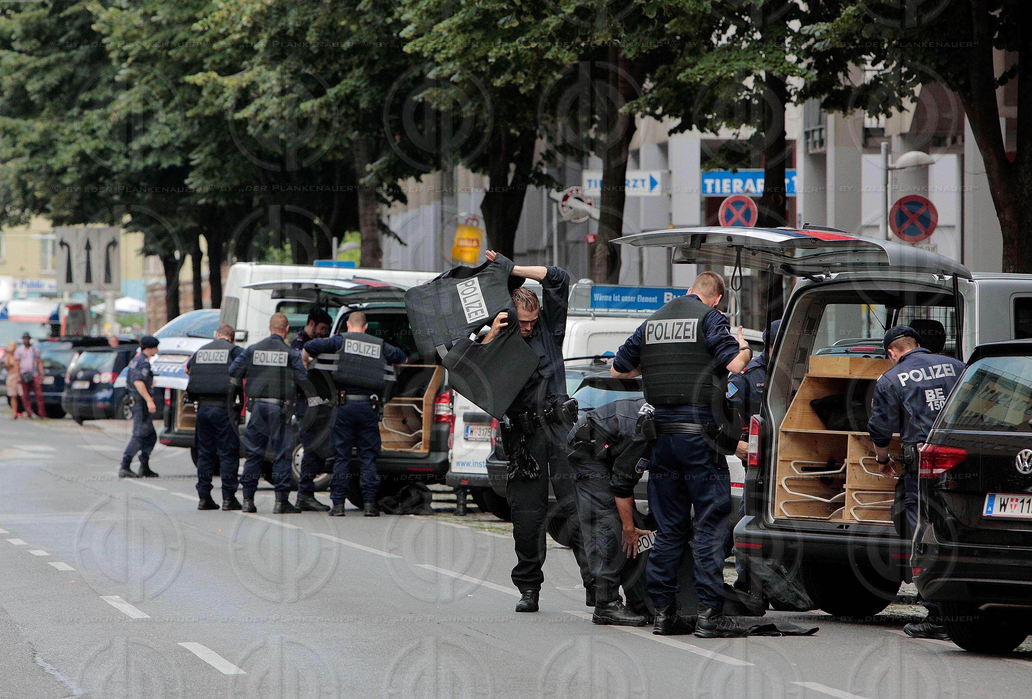 Polizeieinsatz nach Raub in Wien