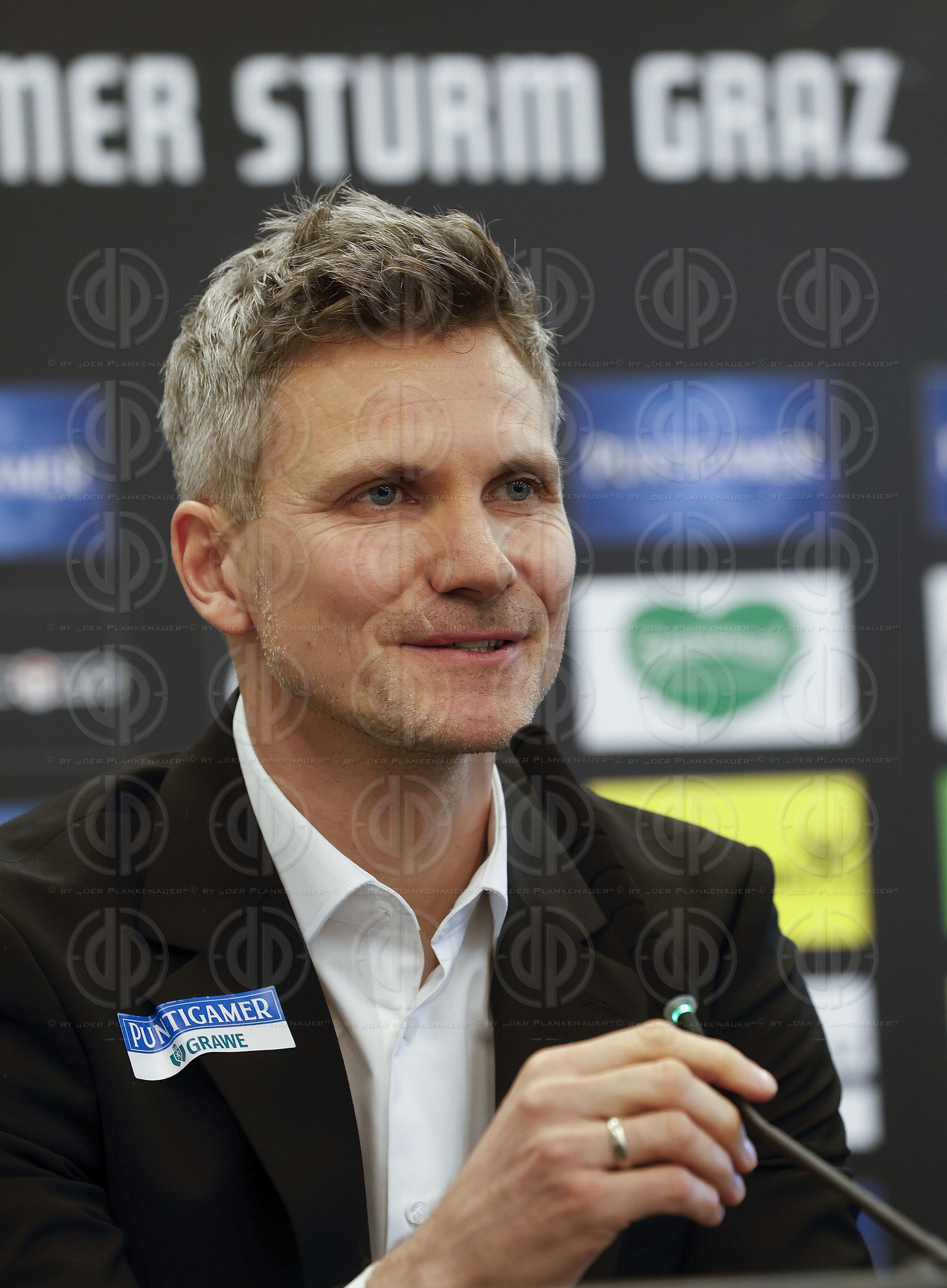 SK Sturm - PK mit Vorstellung Sportdirektor am 21.11.2024