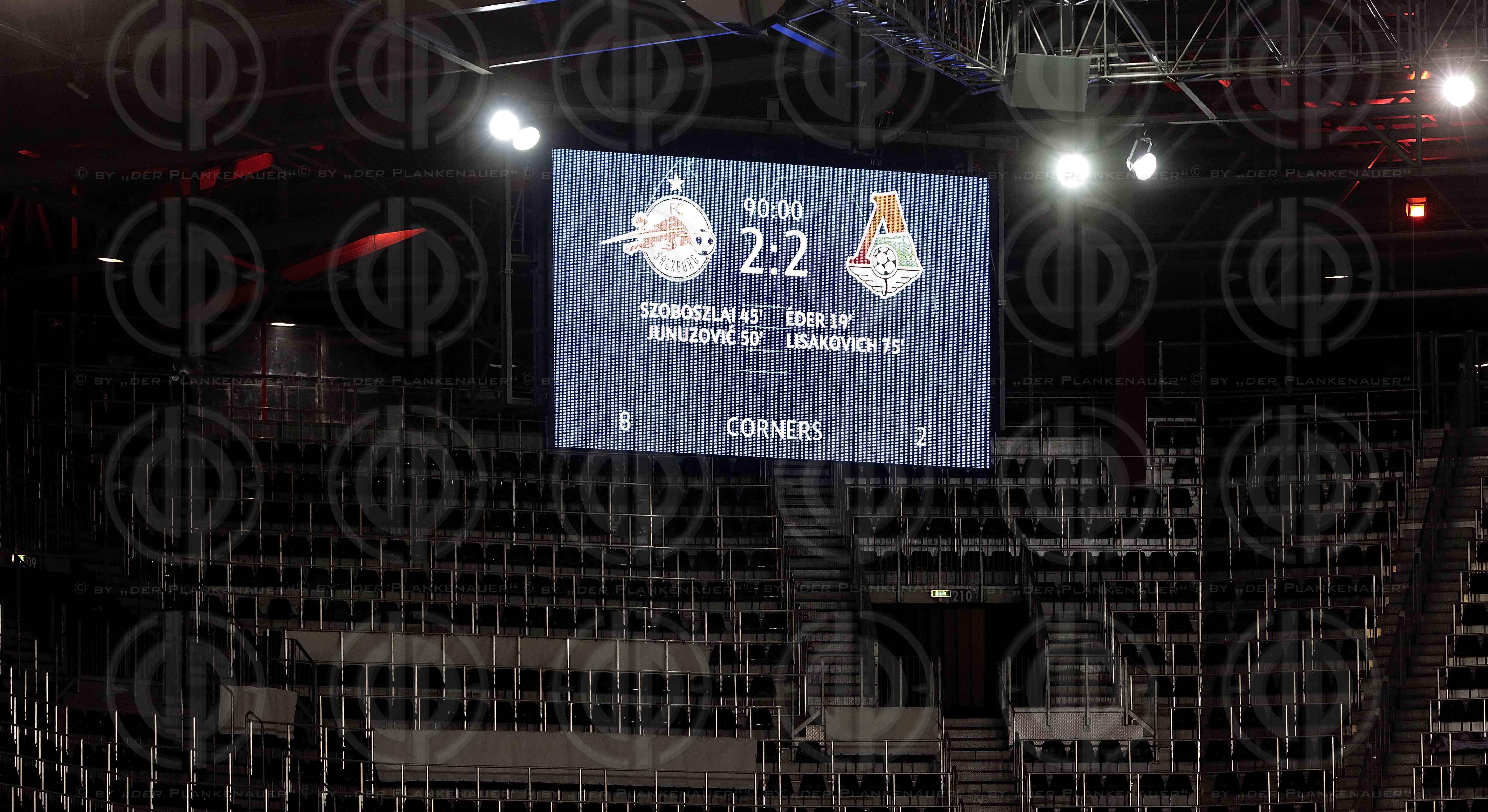 CL FC Red Bull Salzburg vs. Lokomotive Moskau (2:2) am 21.10.202