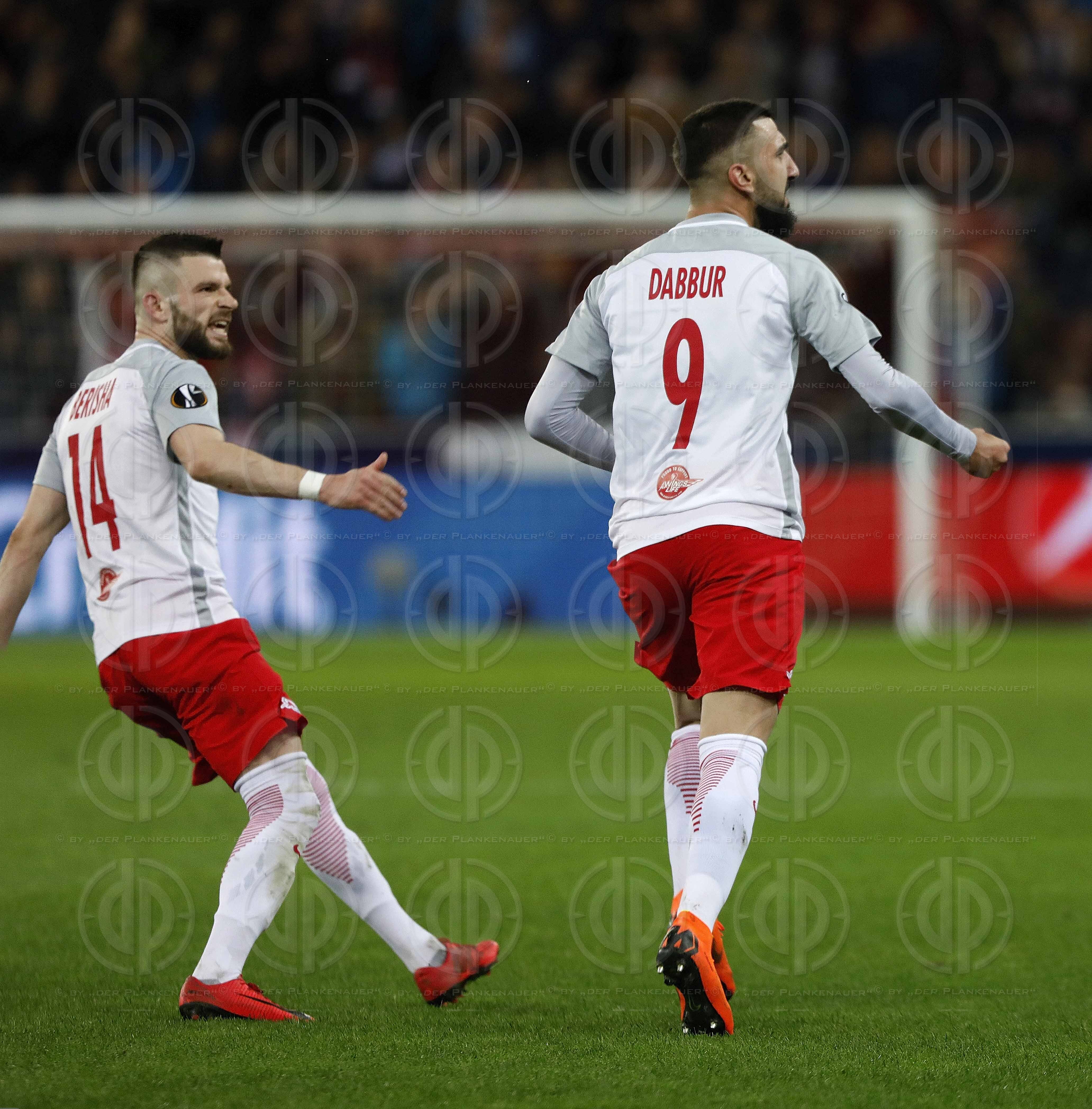 EL FC Salzburg vs. Lazio Rom (4:1)
