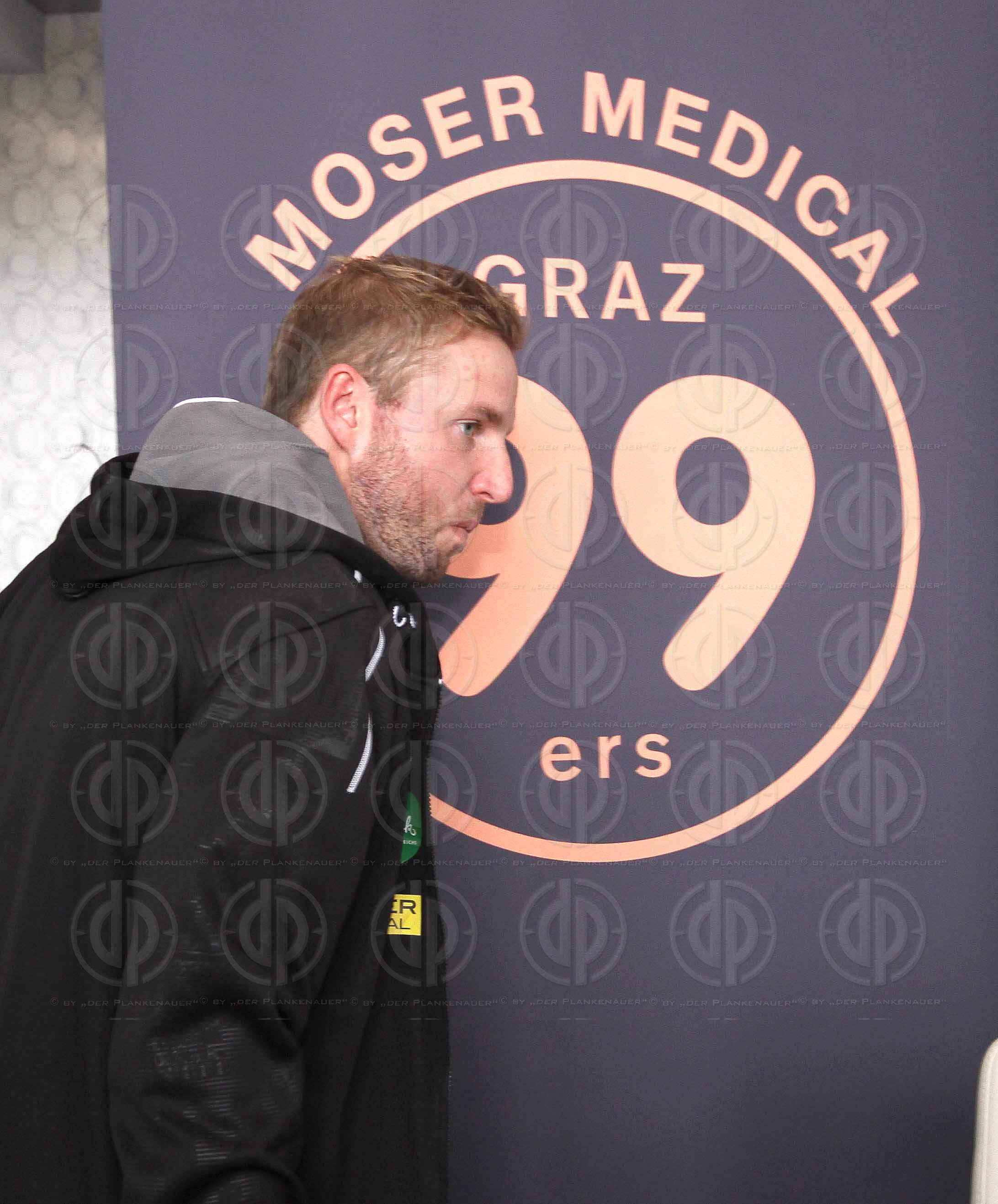 PK Thomas Vanek bei den Graz 99ers