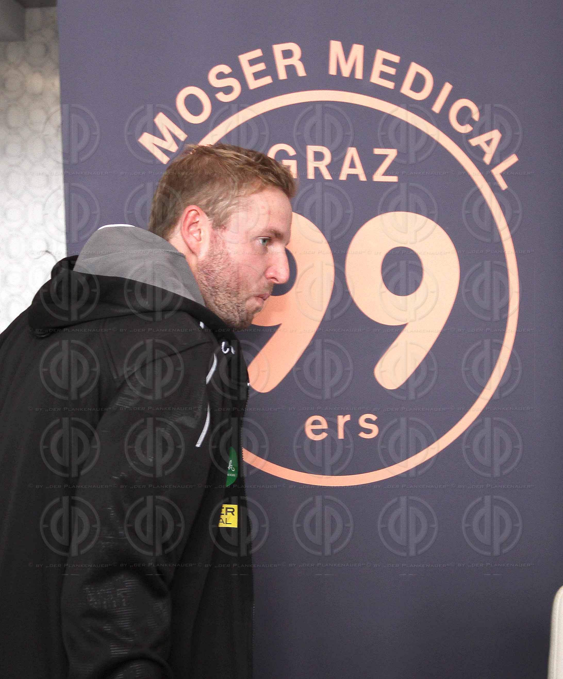 PK Thomas Vanek bei den Graz 99ers