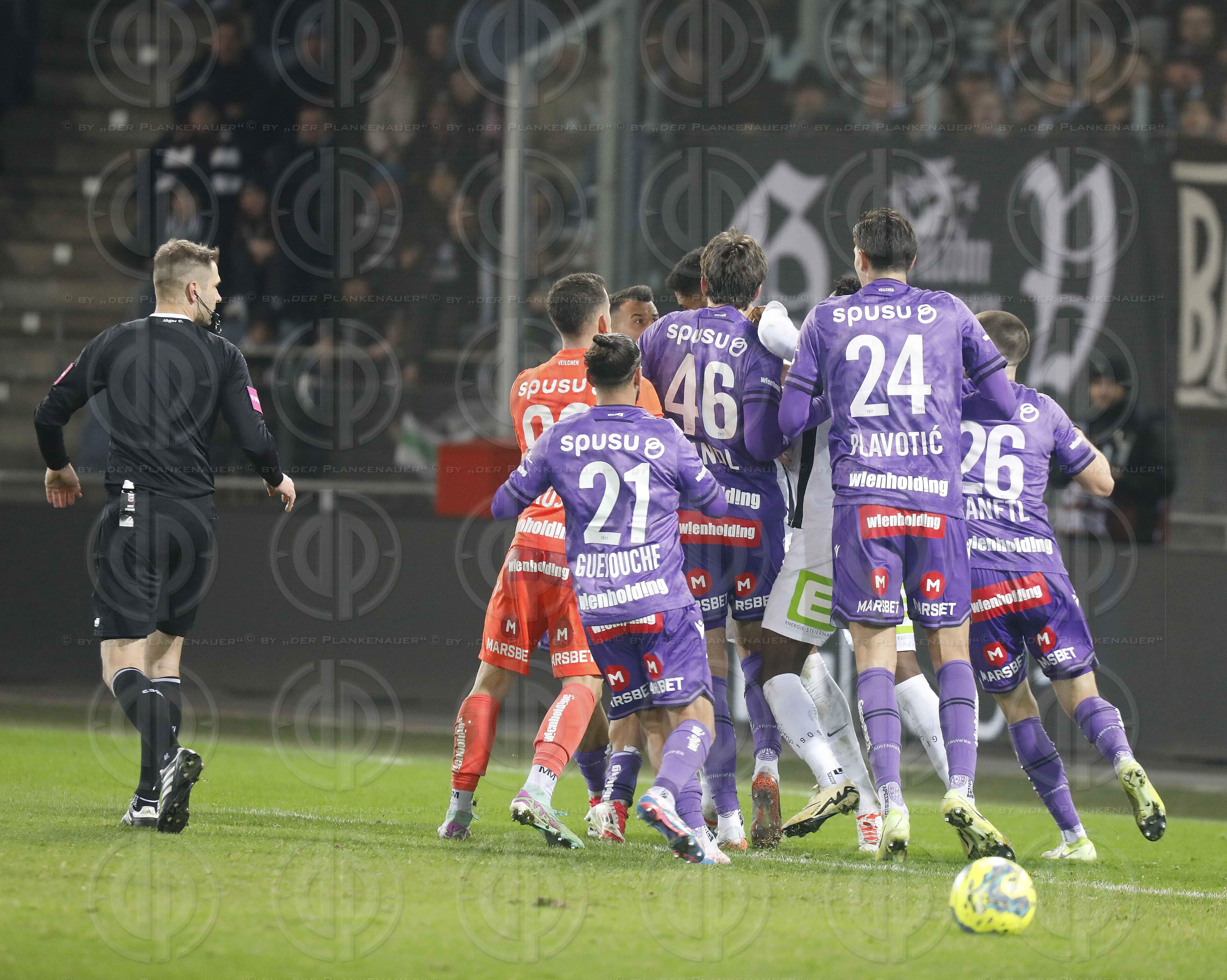 Cup SK Sturm vs. FK Austria Wien (0:2) am 01.02.2025