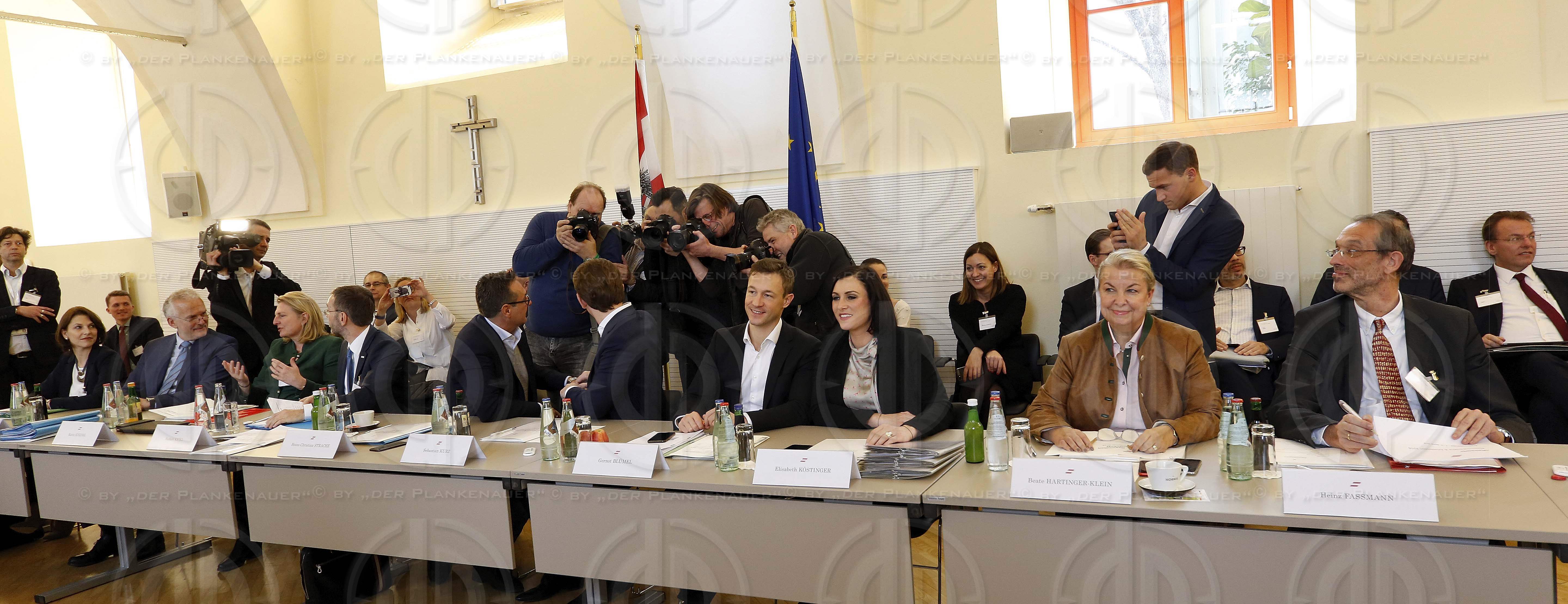 Regierungsklausur im Schloss Seggau/Stmk.