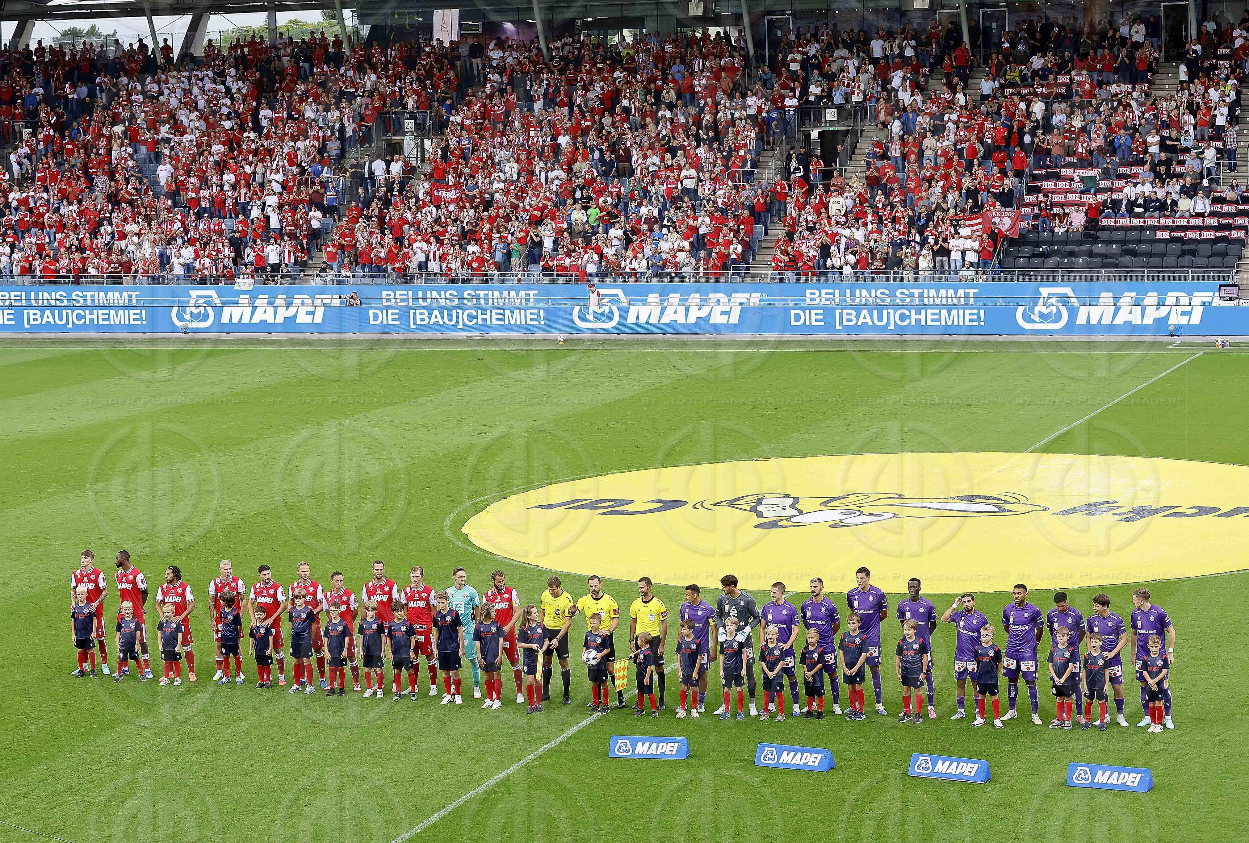 GAK 1902 vs. Austria Wien (2:2) am 03.08.2025