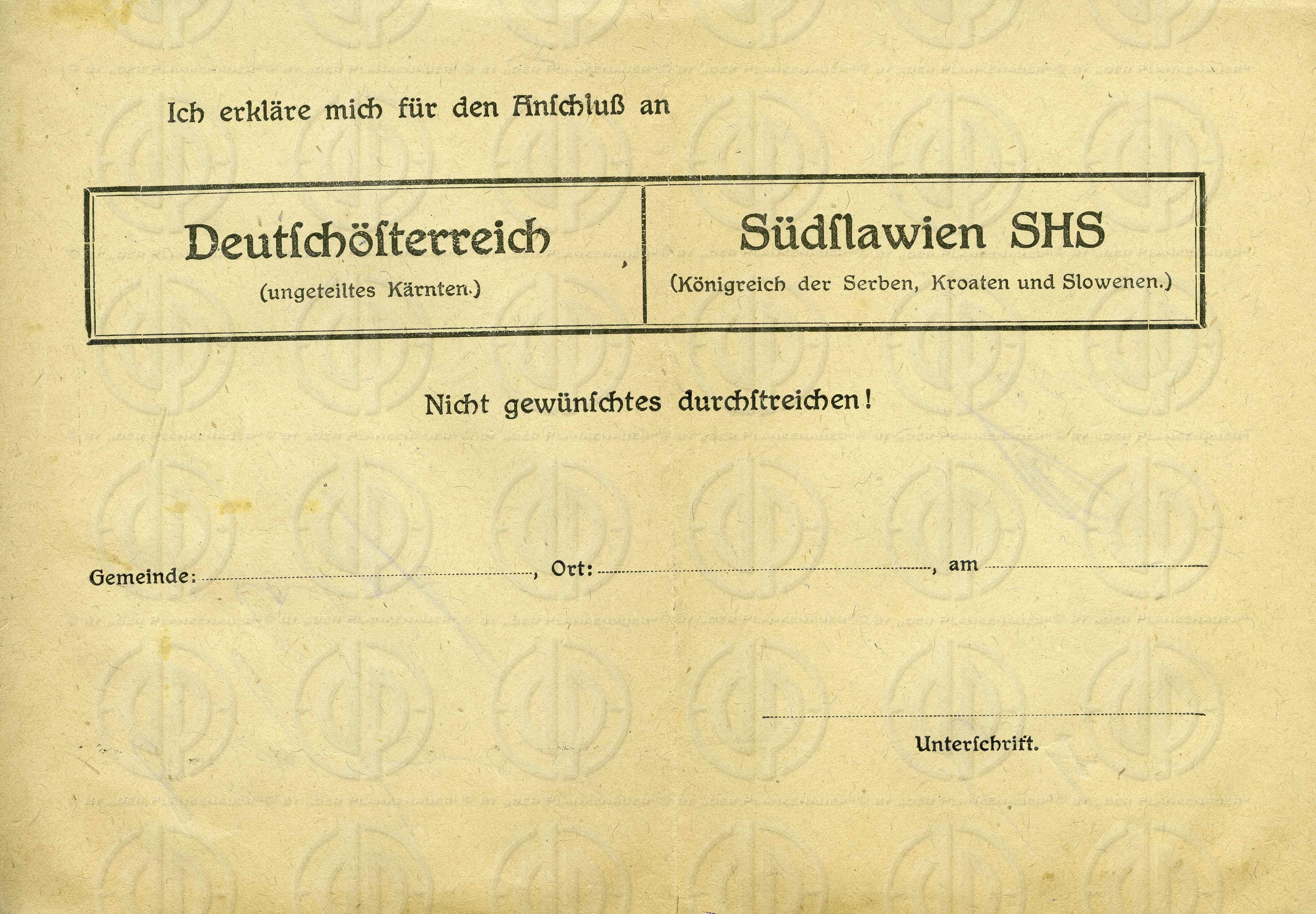 Kärntner Volksabstimmung 1920