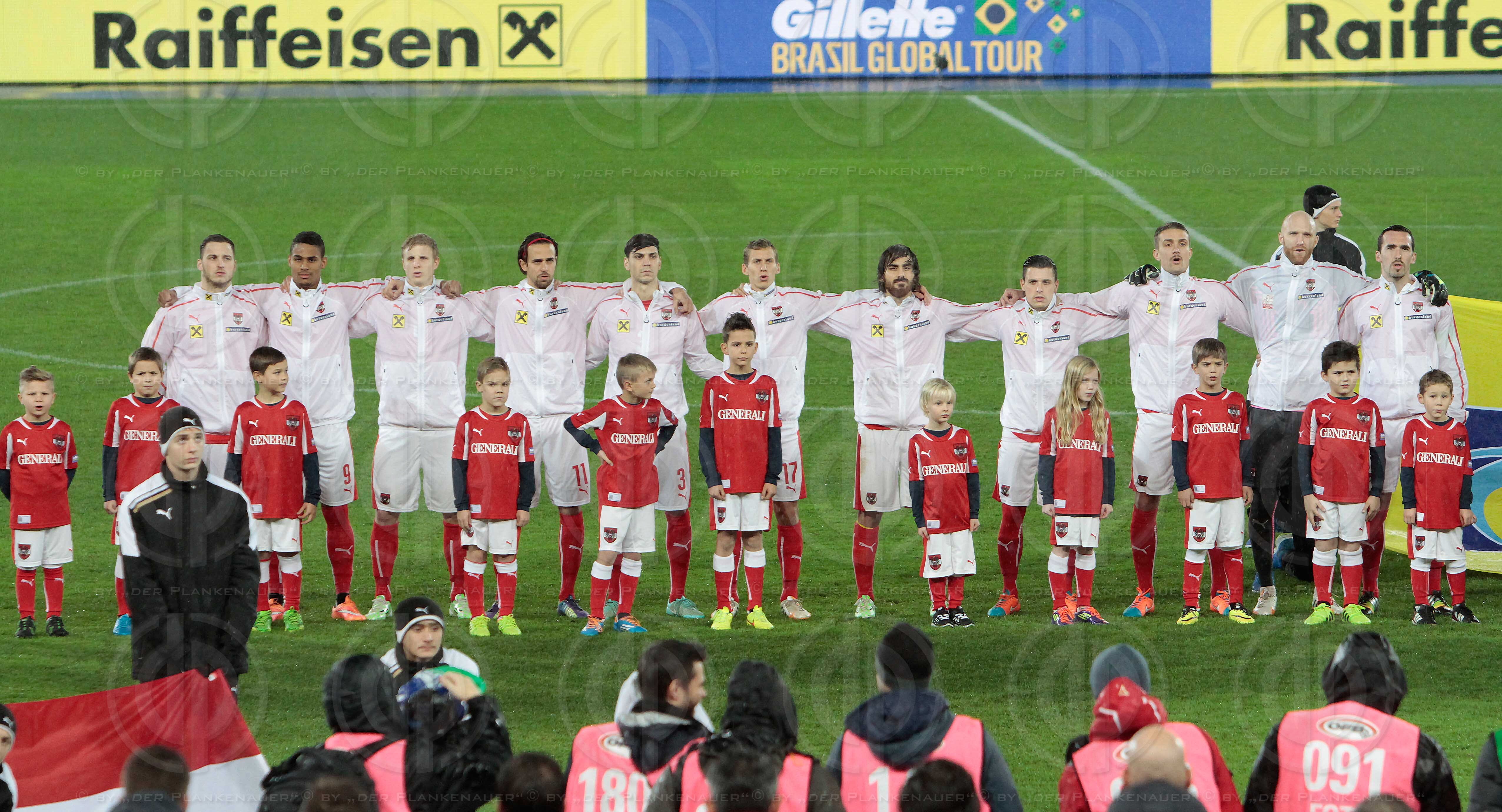 Freundschaftliches Laenderspiel Oesterreich vs. Brasilien (1:2)