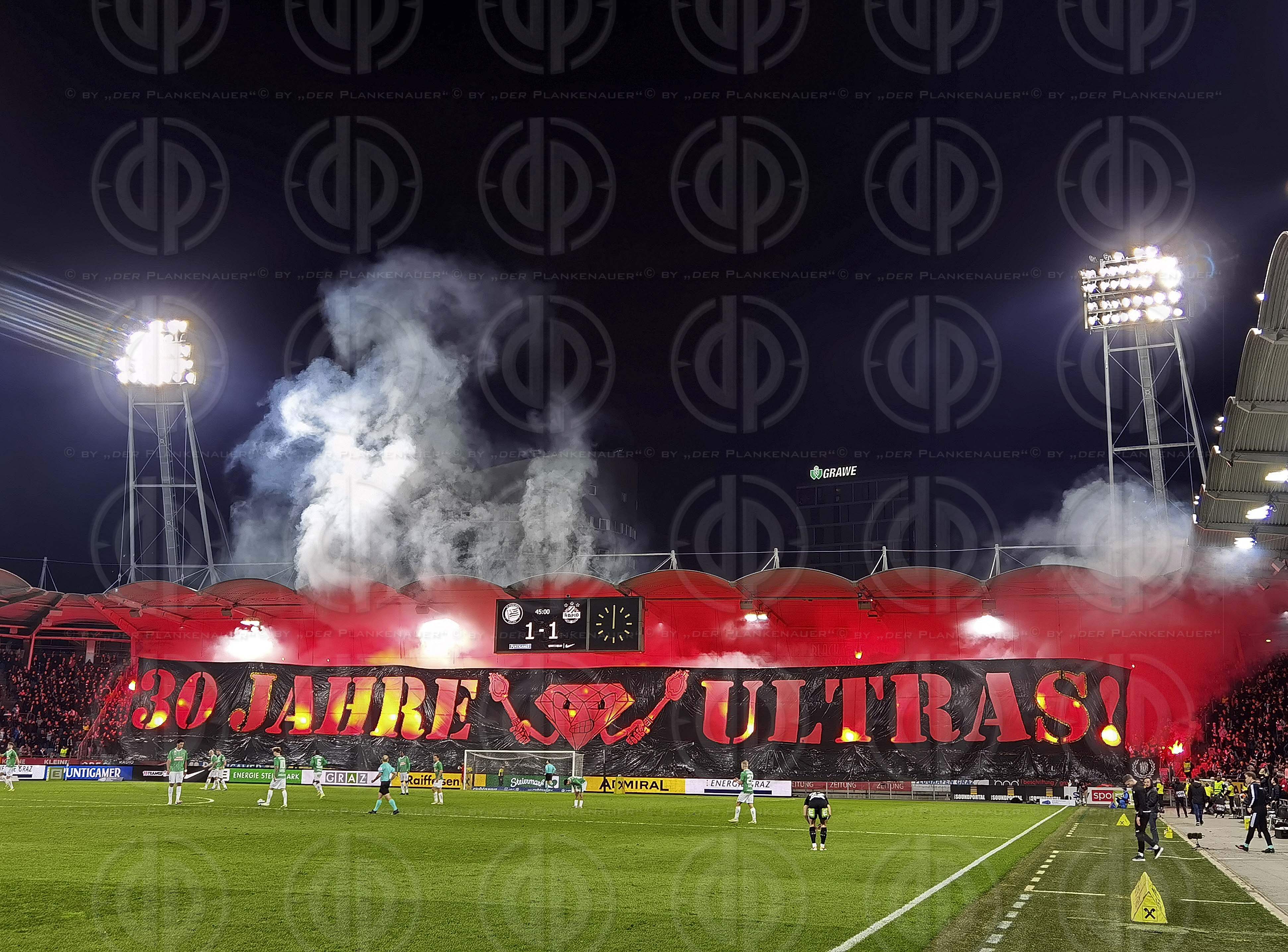 SK Sturm vs. SK Rapid (1:1) am 18.02.2024