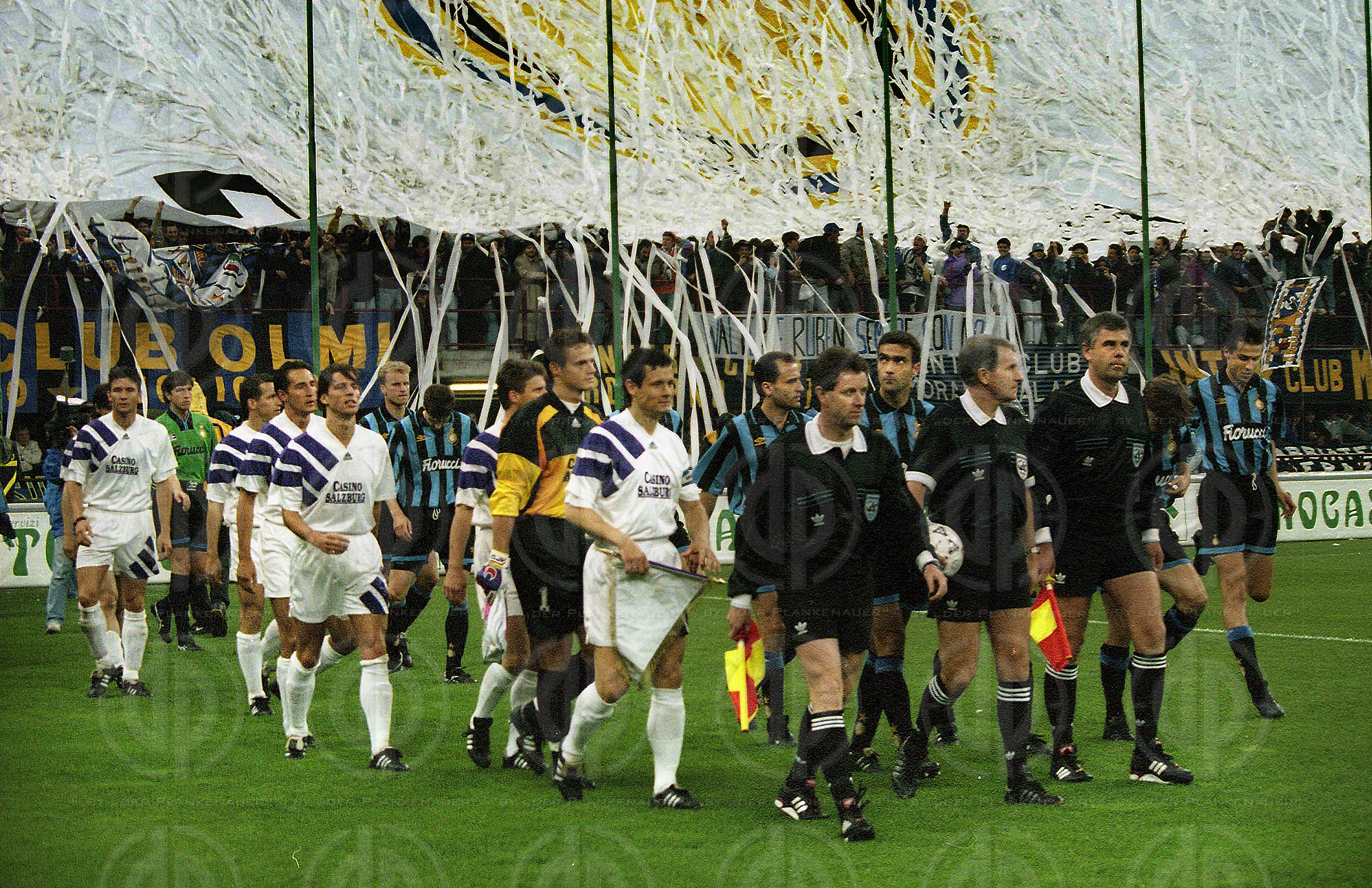 Uefa-Cup Finale Inter Mailand vs. Casino Austria Salzburg (0:1)