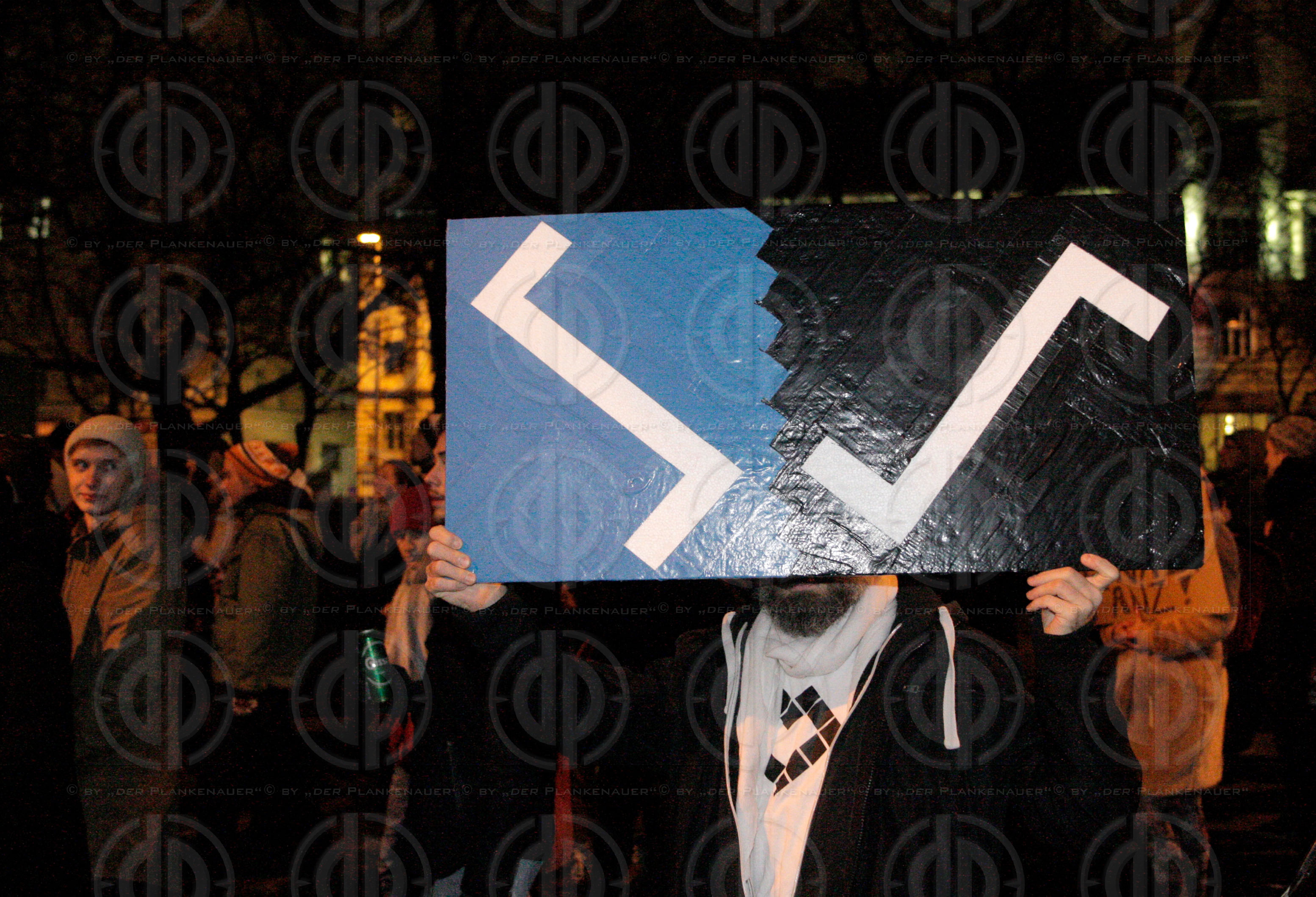 Demos gegen den Akadenikerball 2018