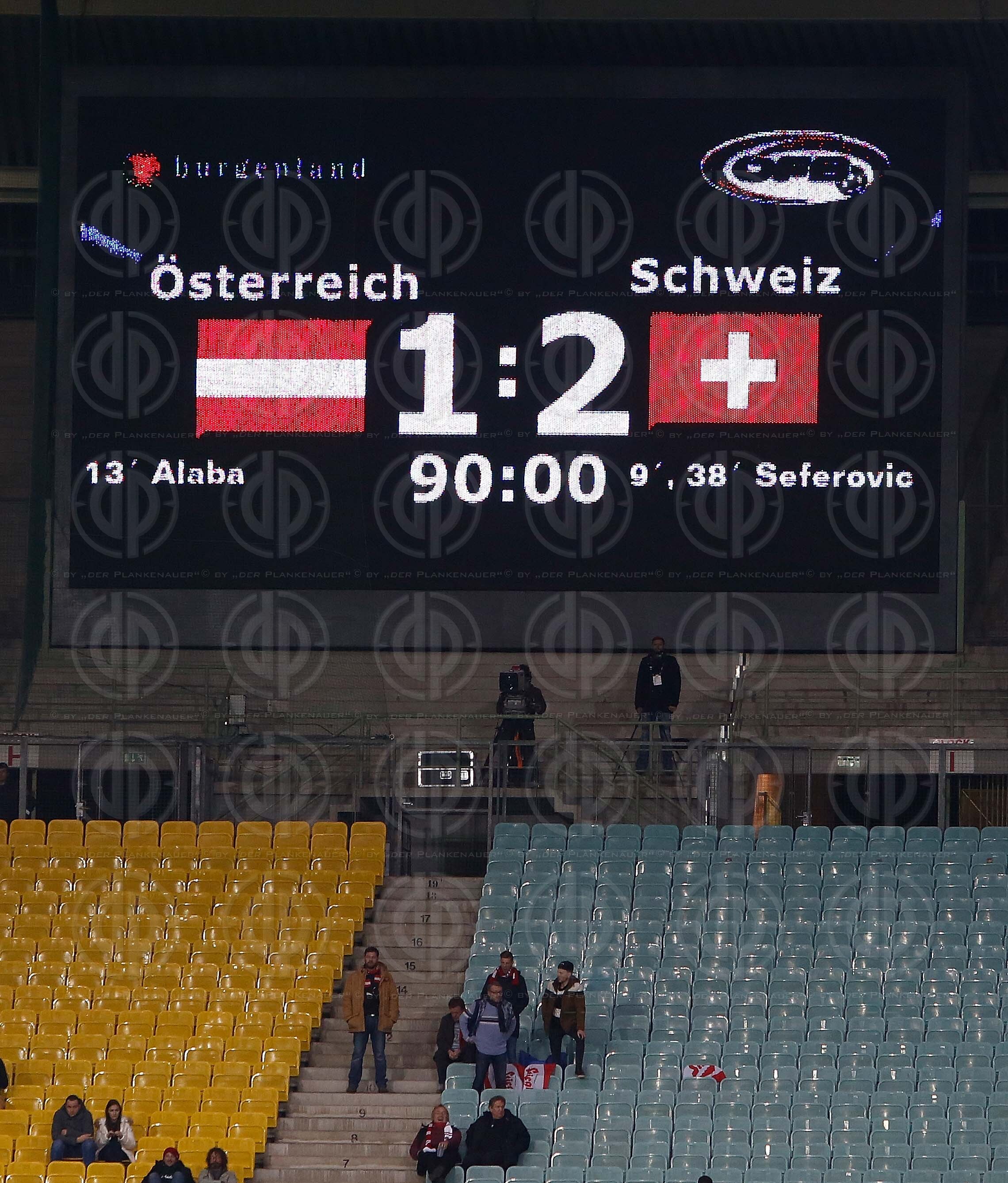 Laenderspiel Oesterreich vs. Schweiz (1:2)