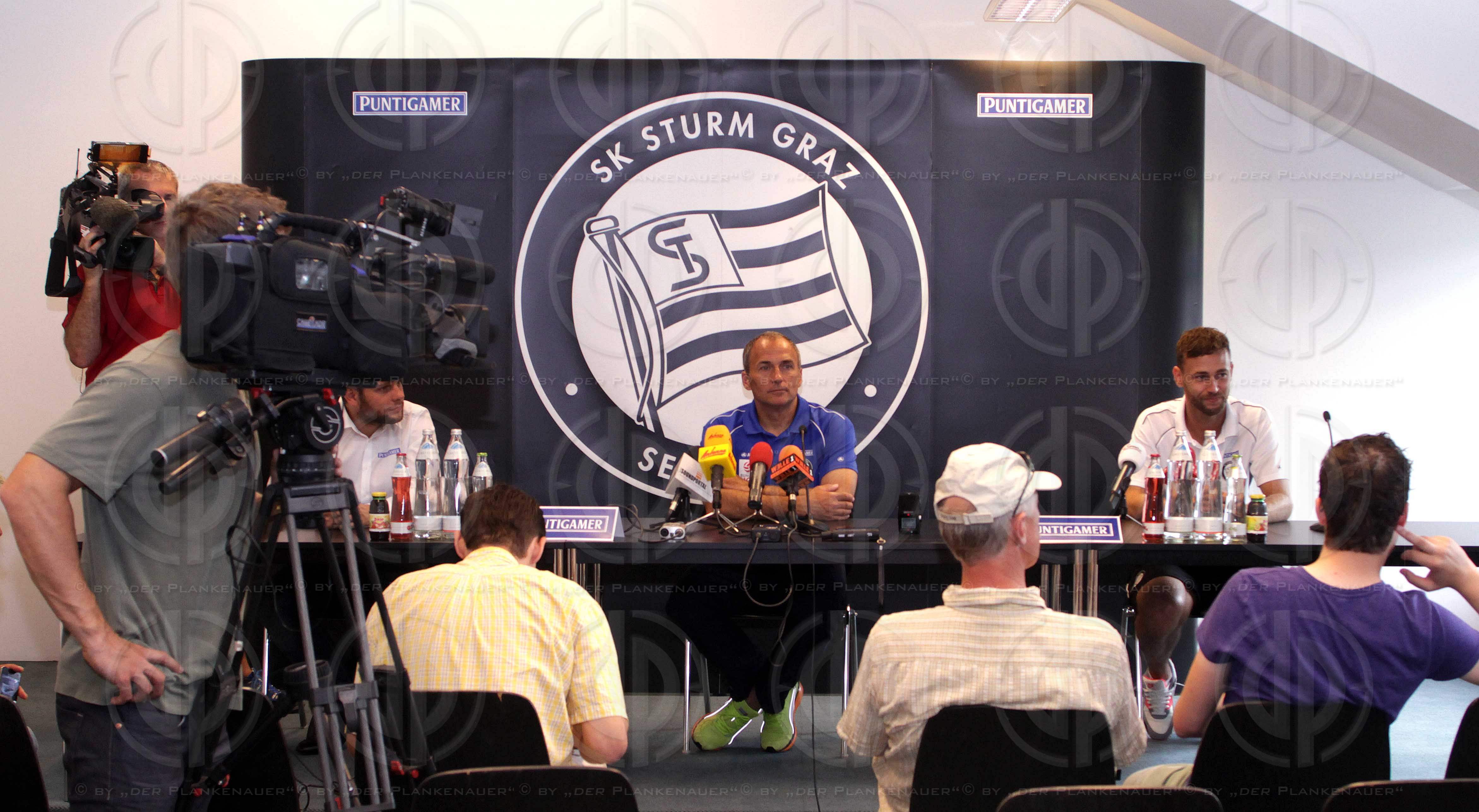 SK Sturm Pressekonferenz
