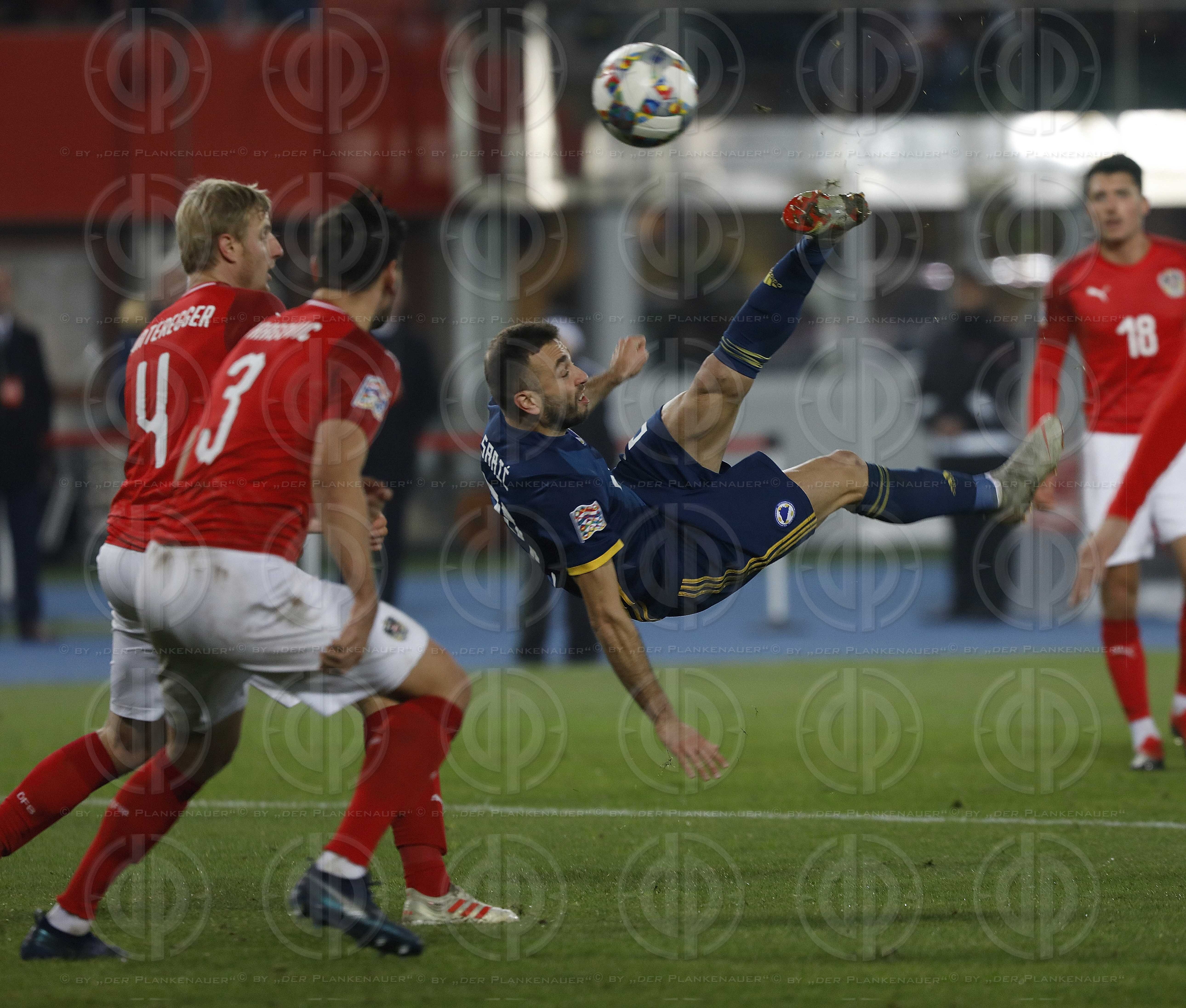 Laenderspiel Oesterreich vs. Bosnien/Herzegowina (0:0)