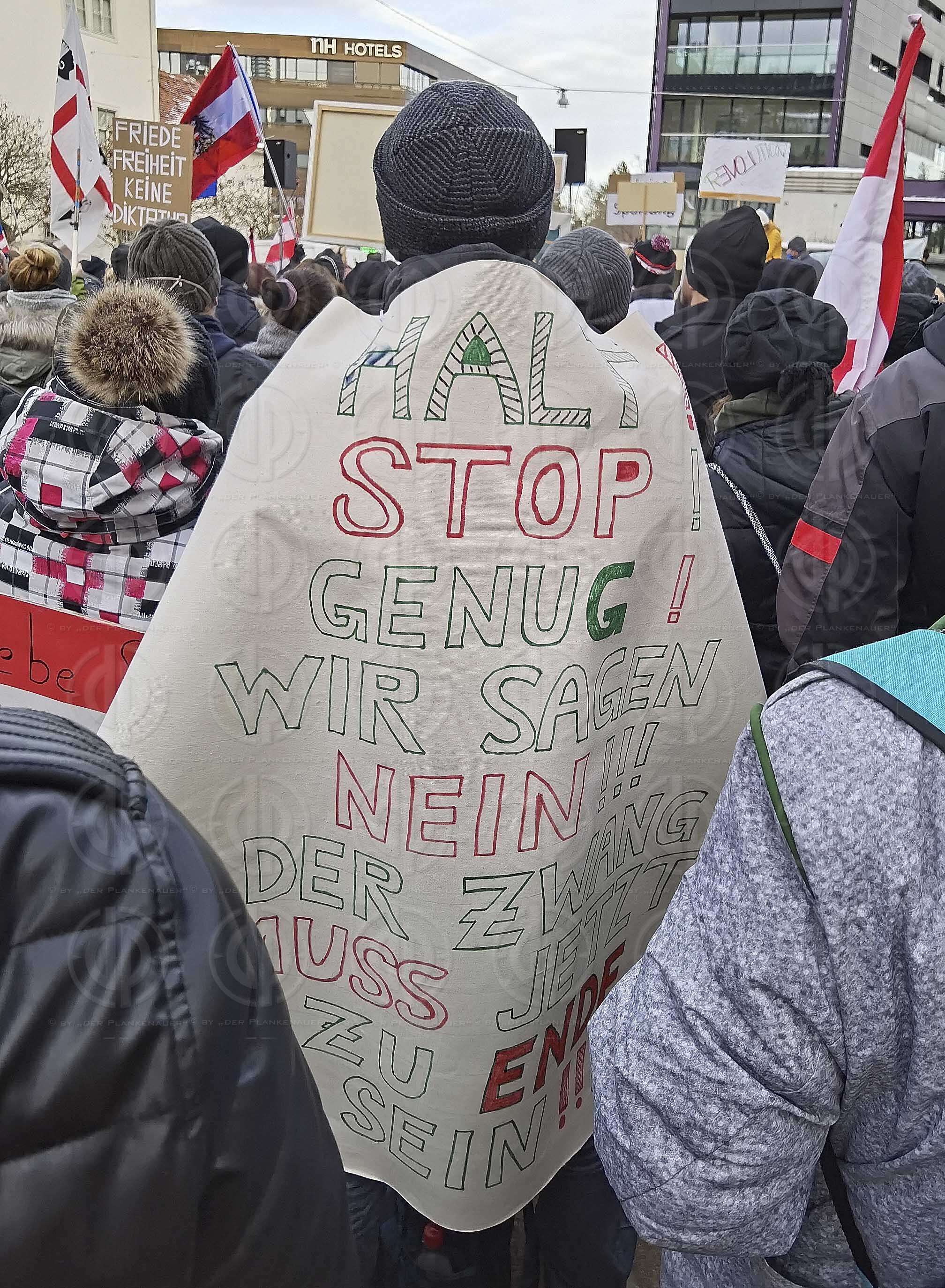 Demo Keine Impfplicht in Graz am 12.12.2021
