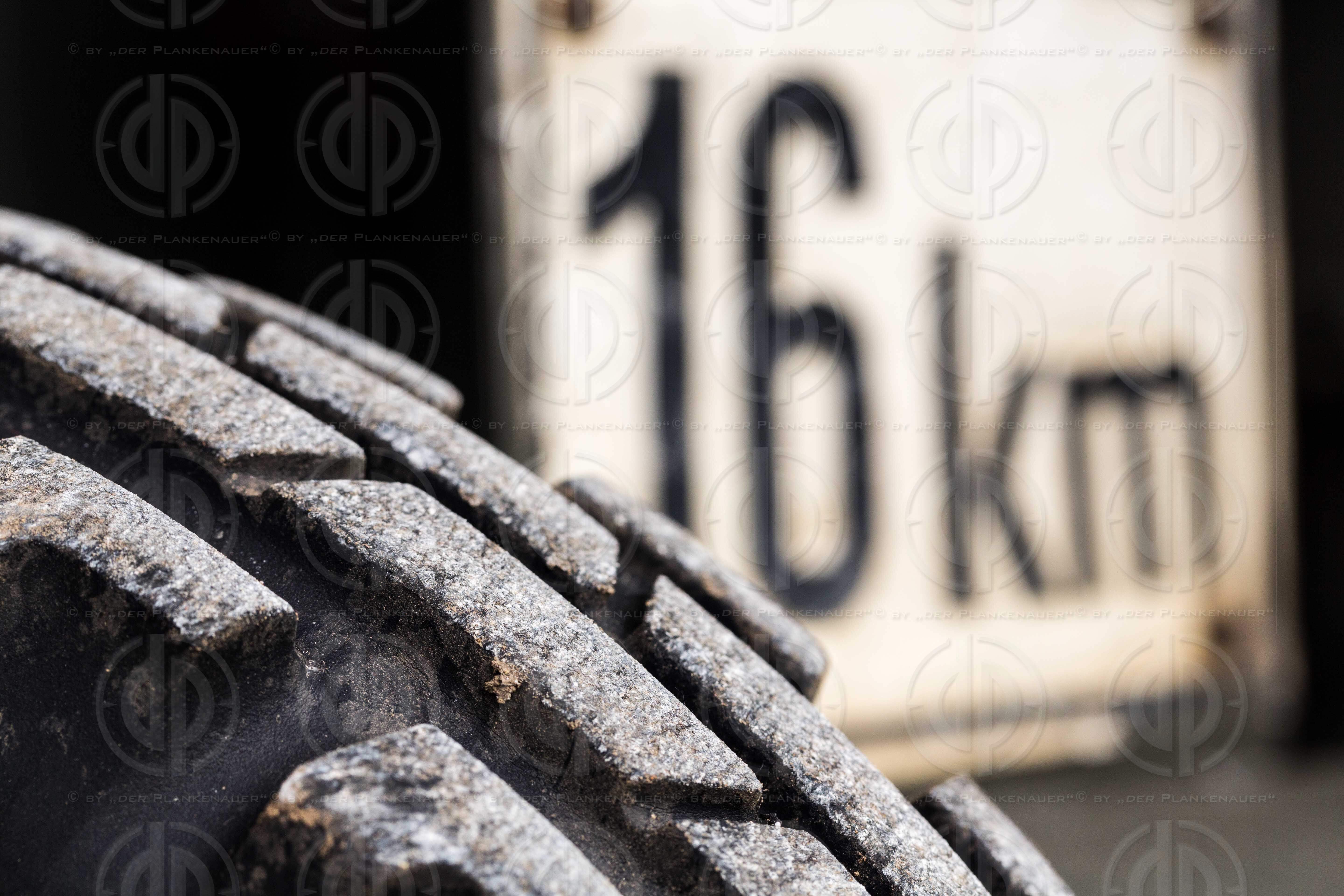 Detail eines Traktors