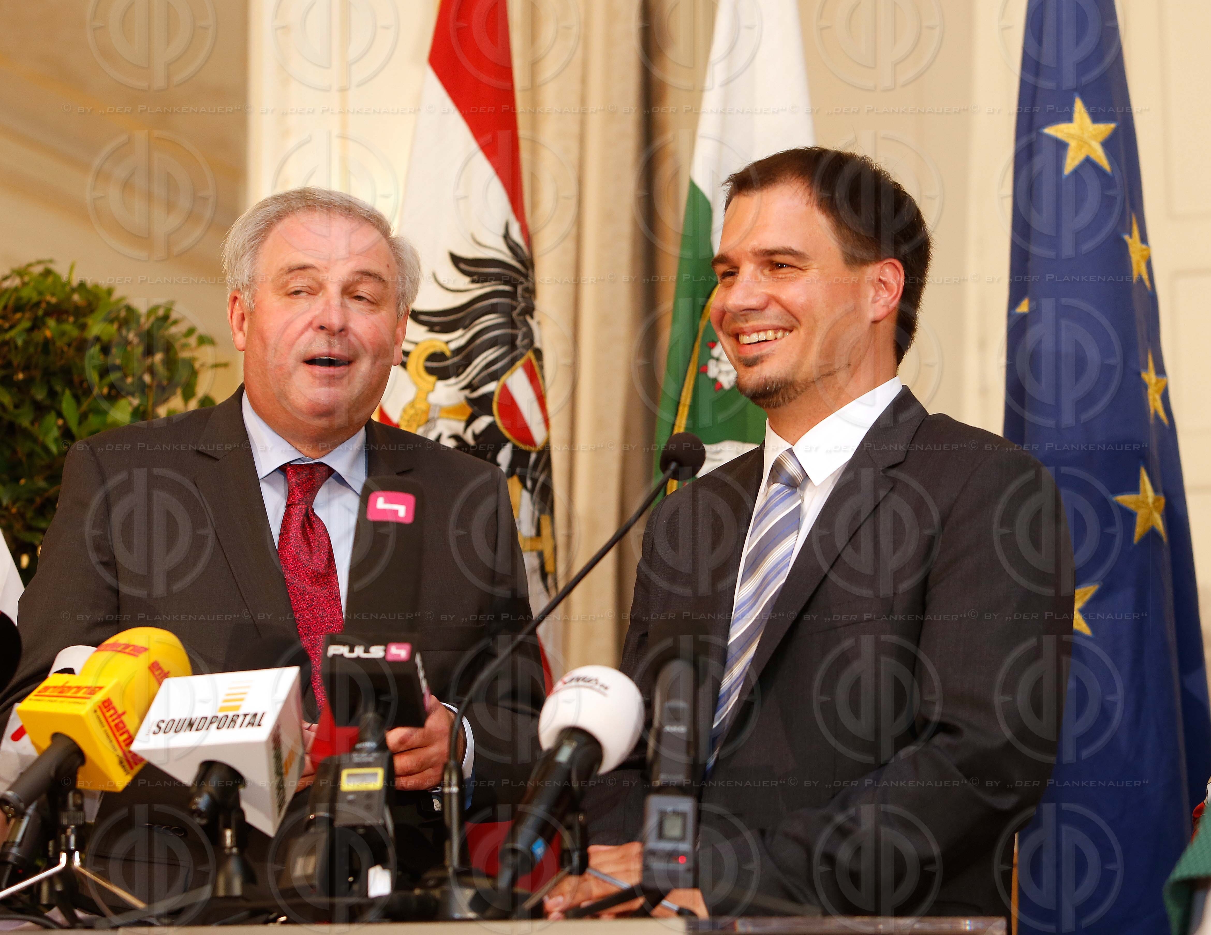 Pressekonferenz - LH Voves tritt zurueck