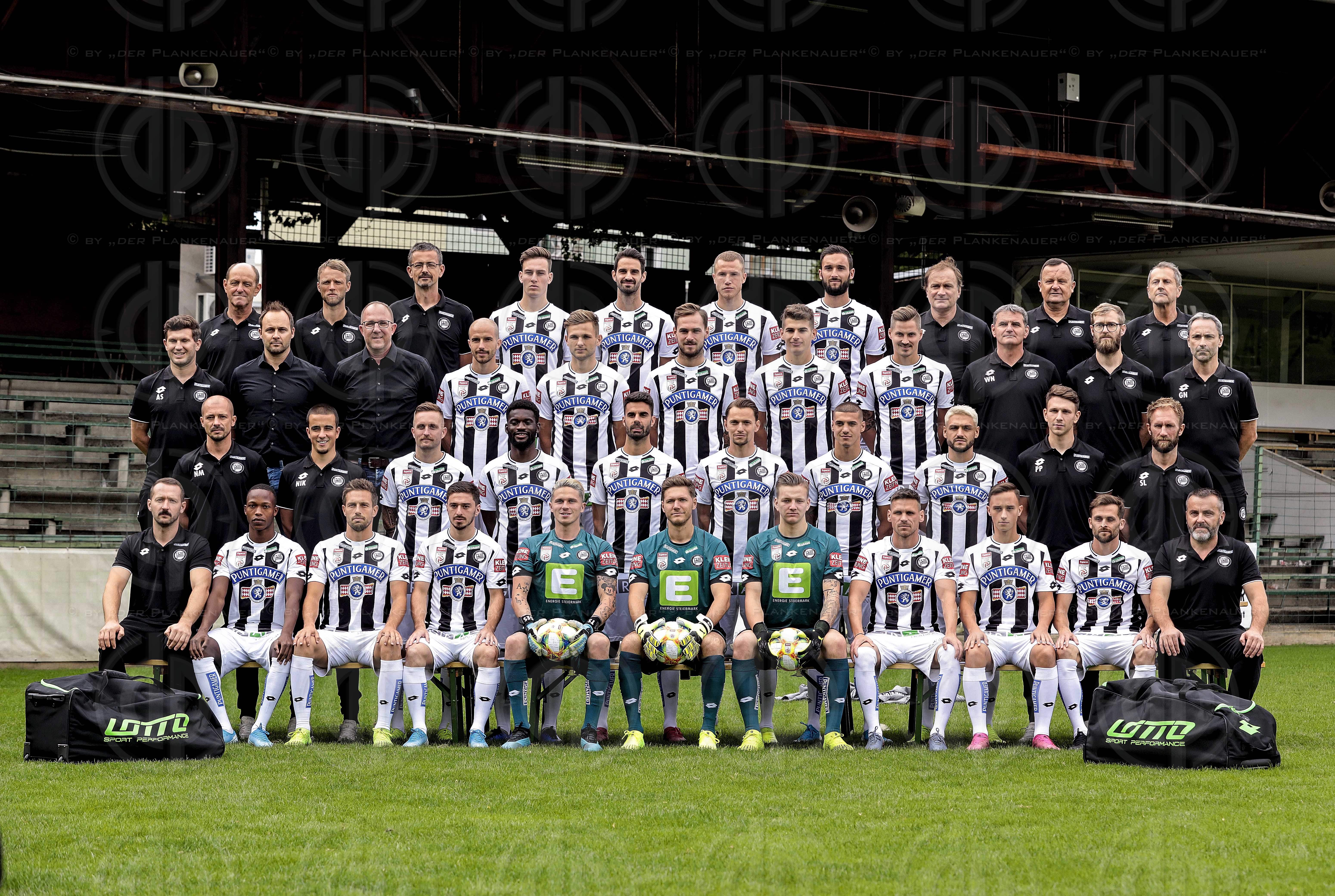 SK Sturm - Mannschaftsfoto neu 10/2019