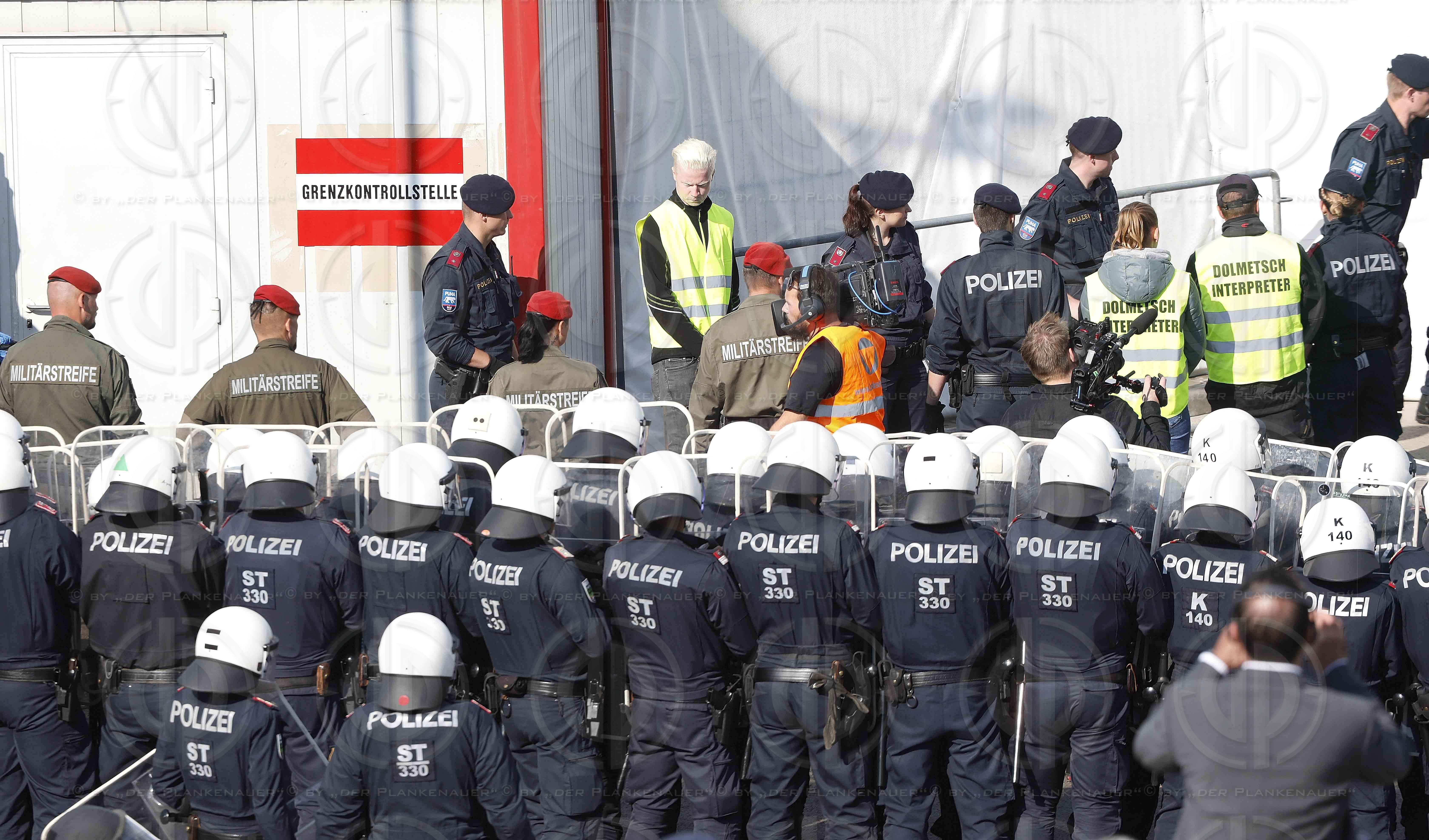 Grenzschutz-Uebung ProBorders in Spielfeld