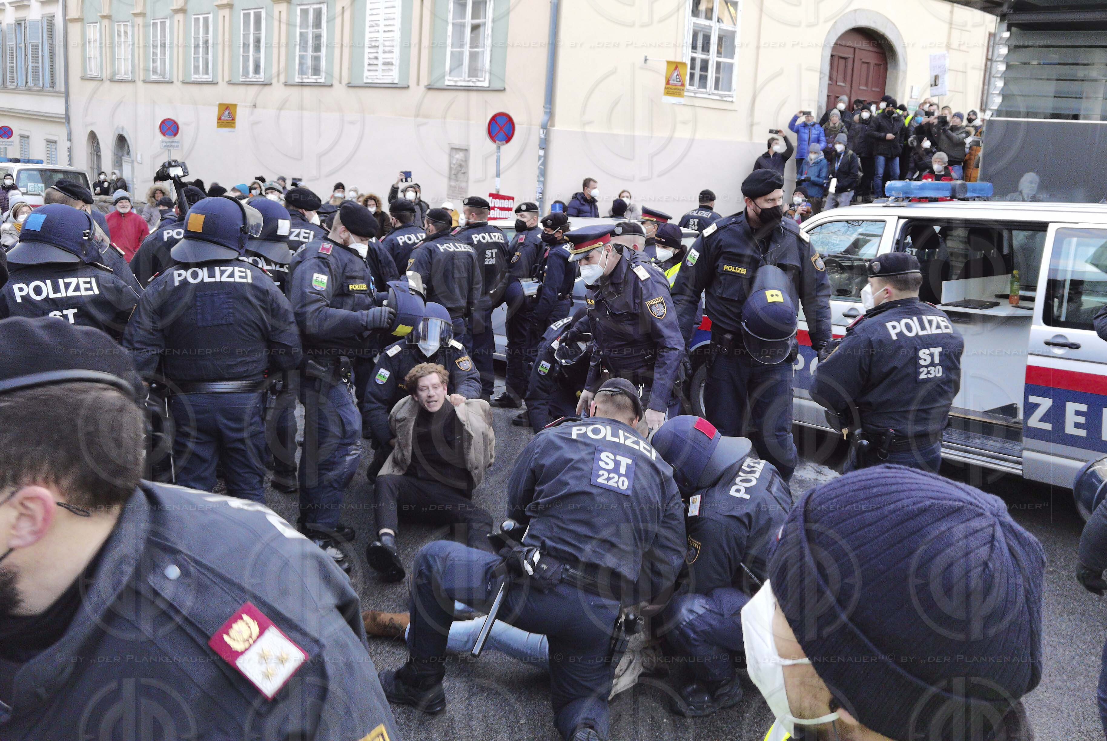 Demo Keine Impfplicht in Graz am 12.12.2021