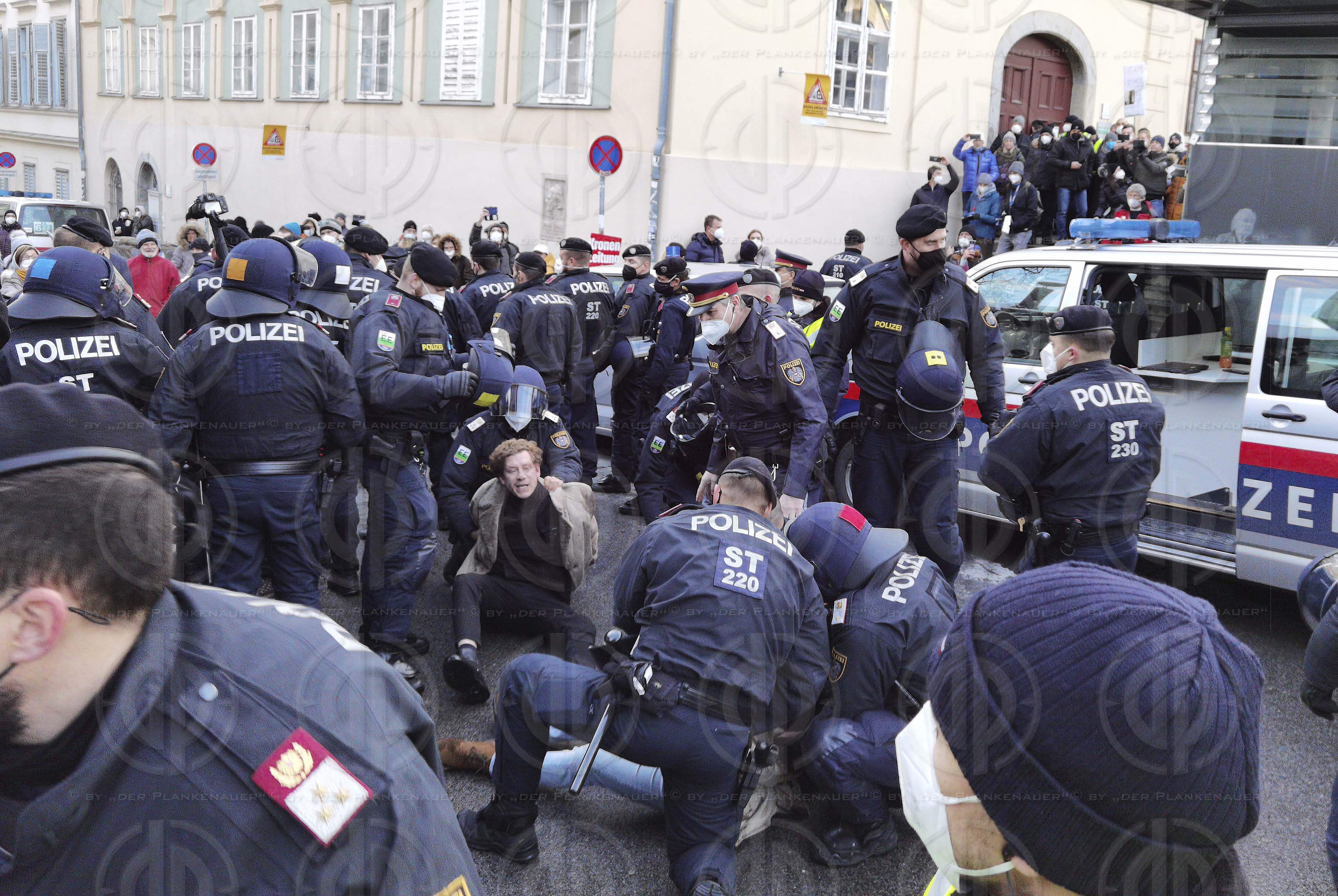 Demo Keine Impfplicht in Graz am 12.12.2021