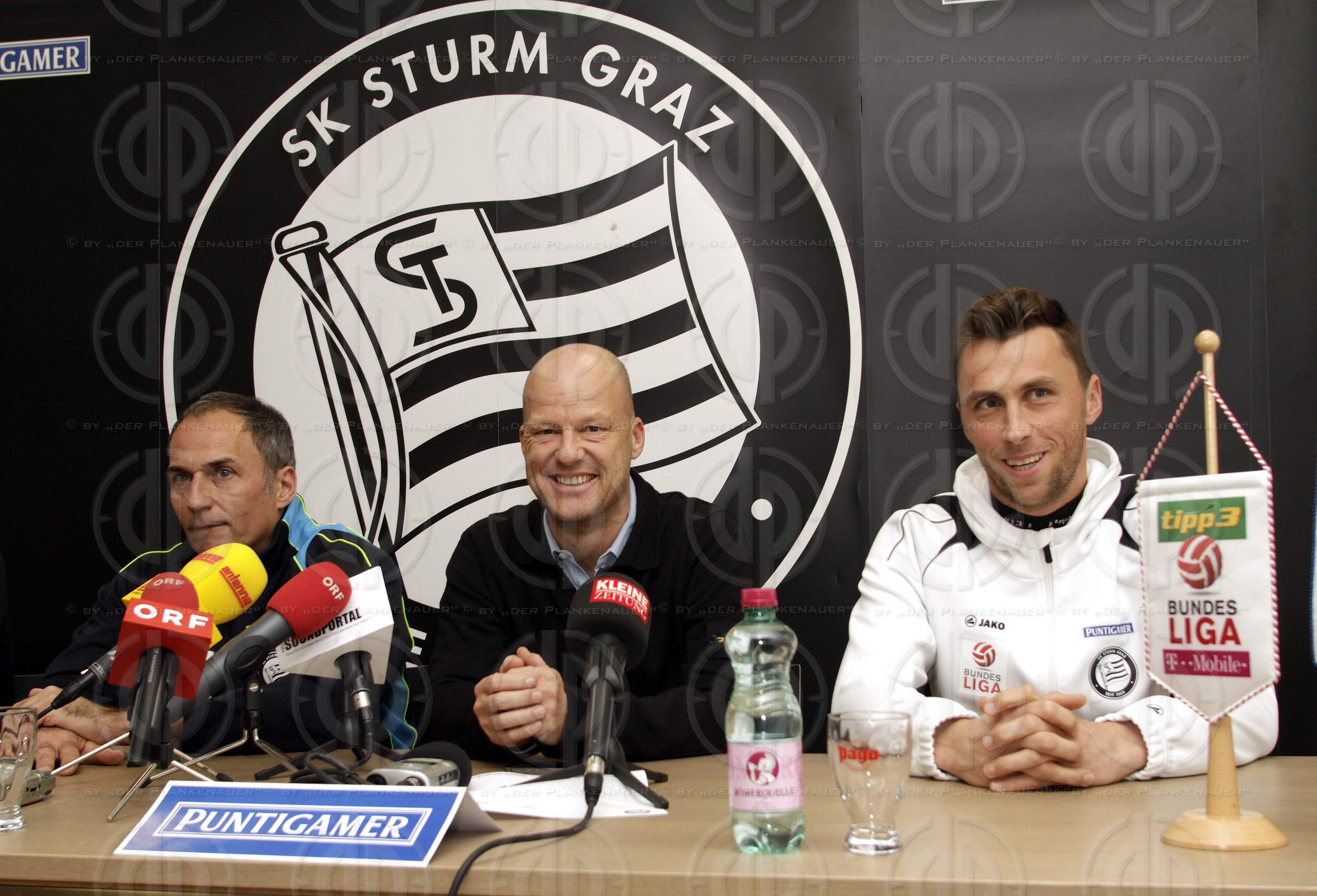 SK Sturm Pressekonferenz