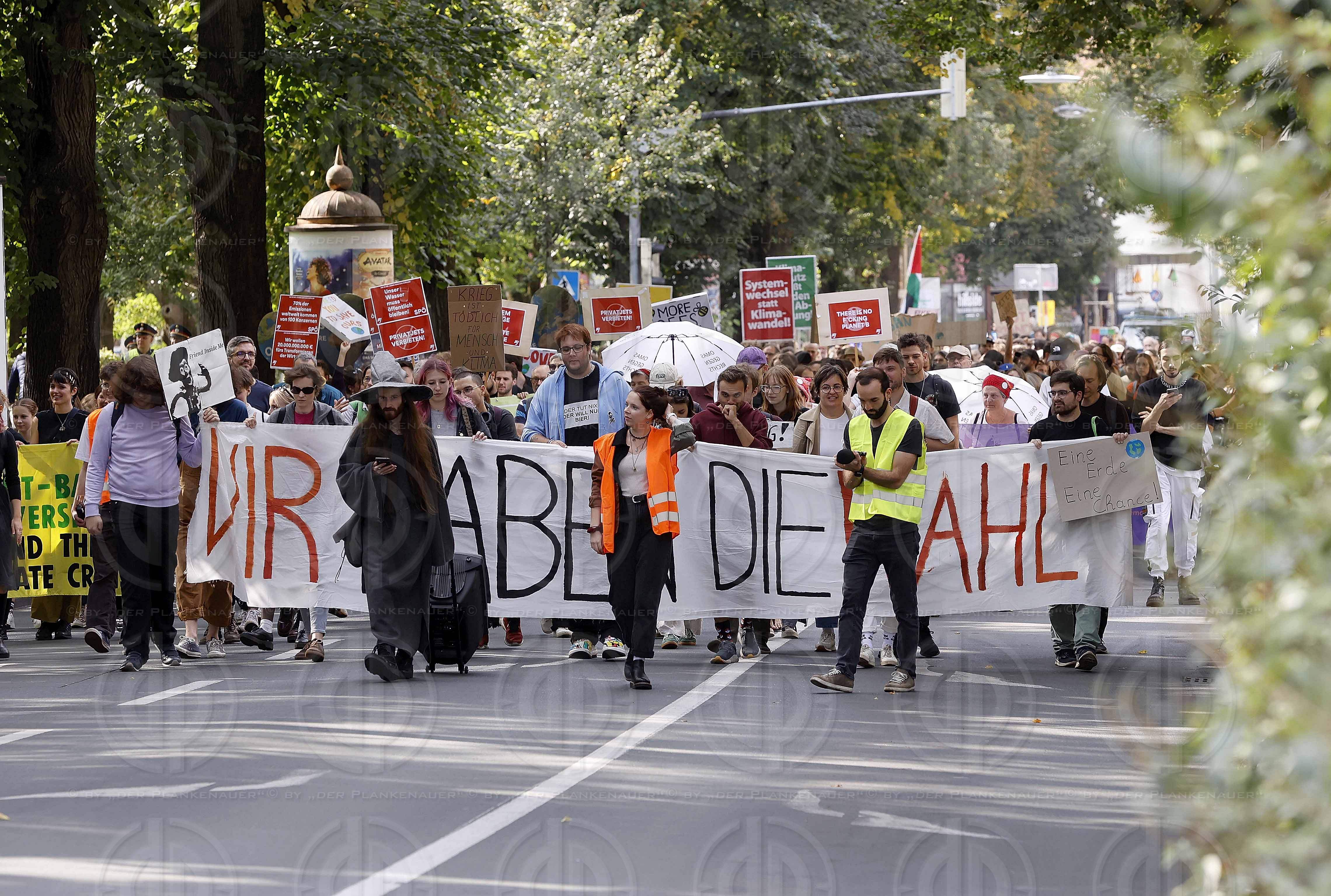 Klima-Demo der letzten Generation in Graz am 20.09..2024