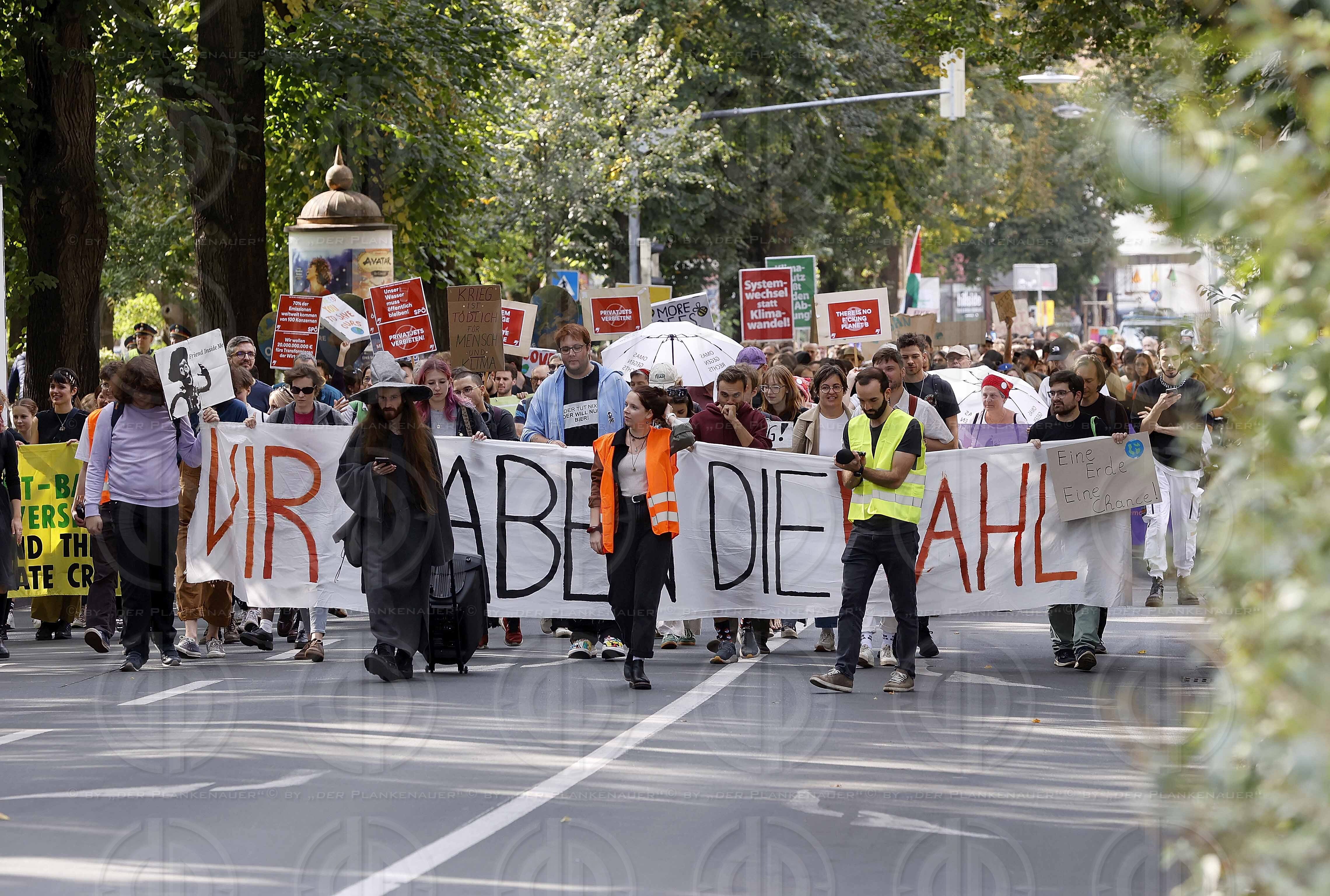 Klima-Demo der letzten Generation in Graz am 20.09..2024