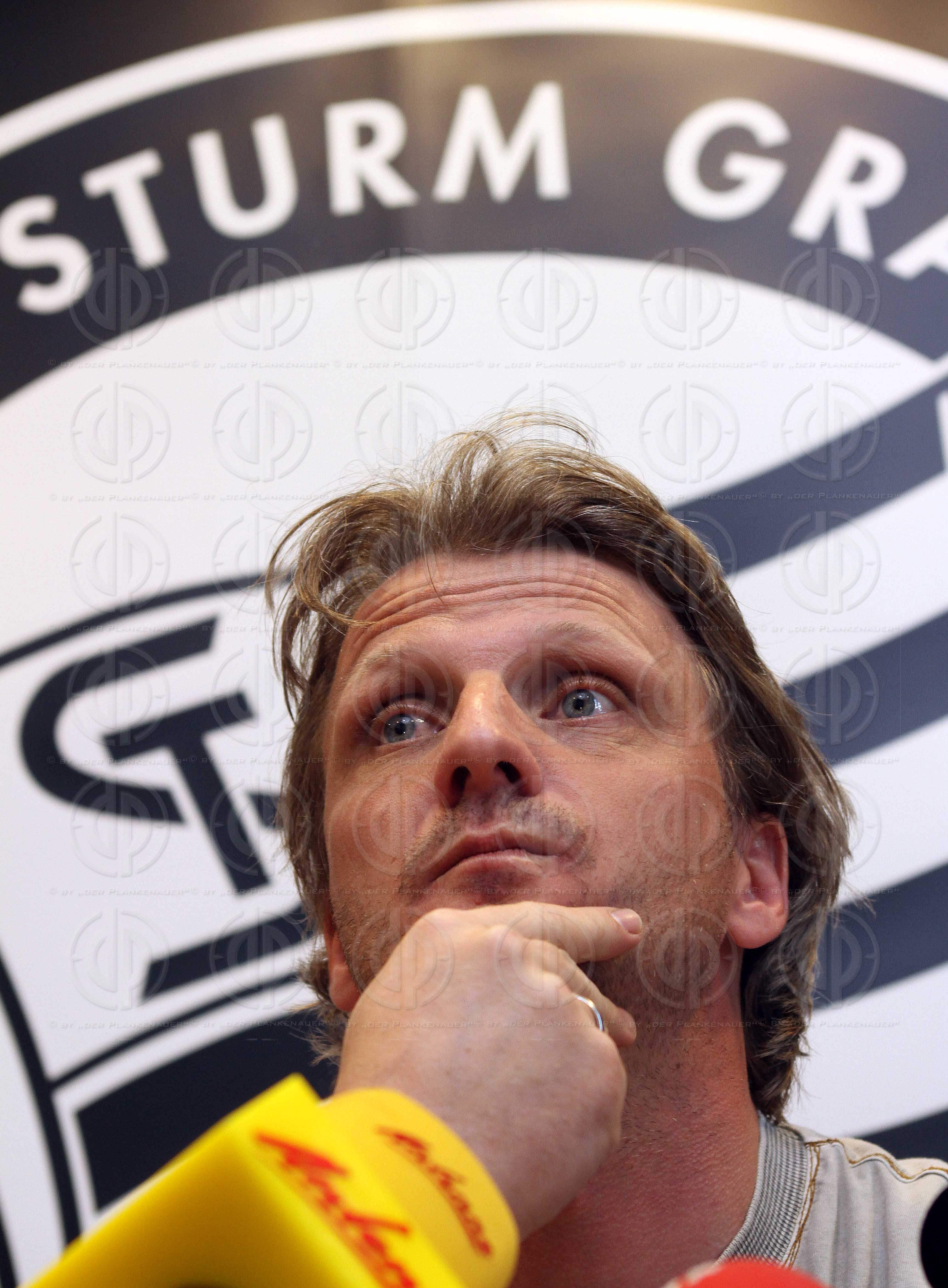 SK Sturm Pressekonferenz