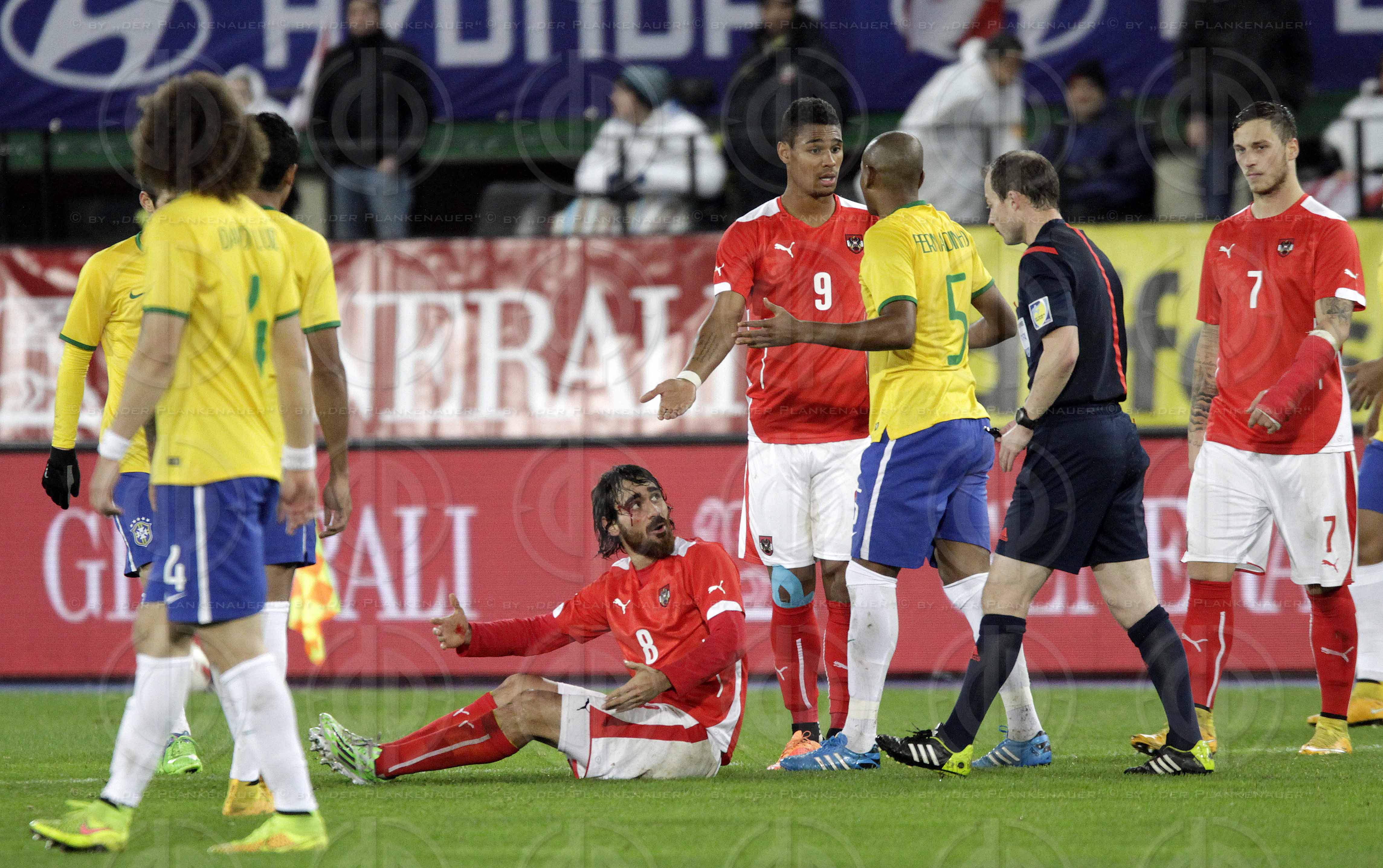 Freundschaftliches Laenderspiel Oesterreich vs. Brasilien (1:2)