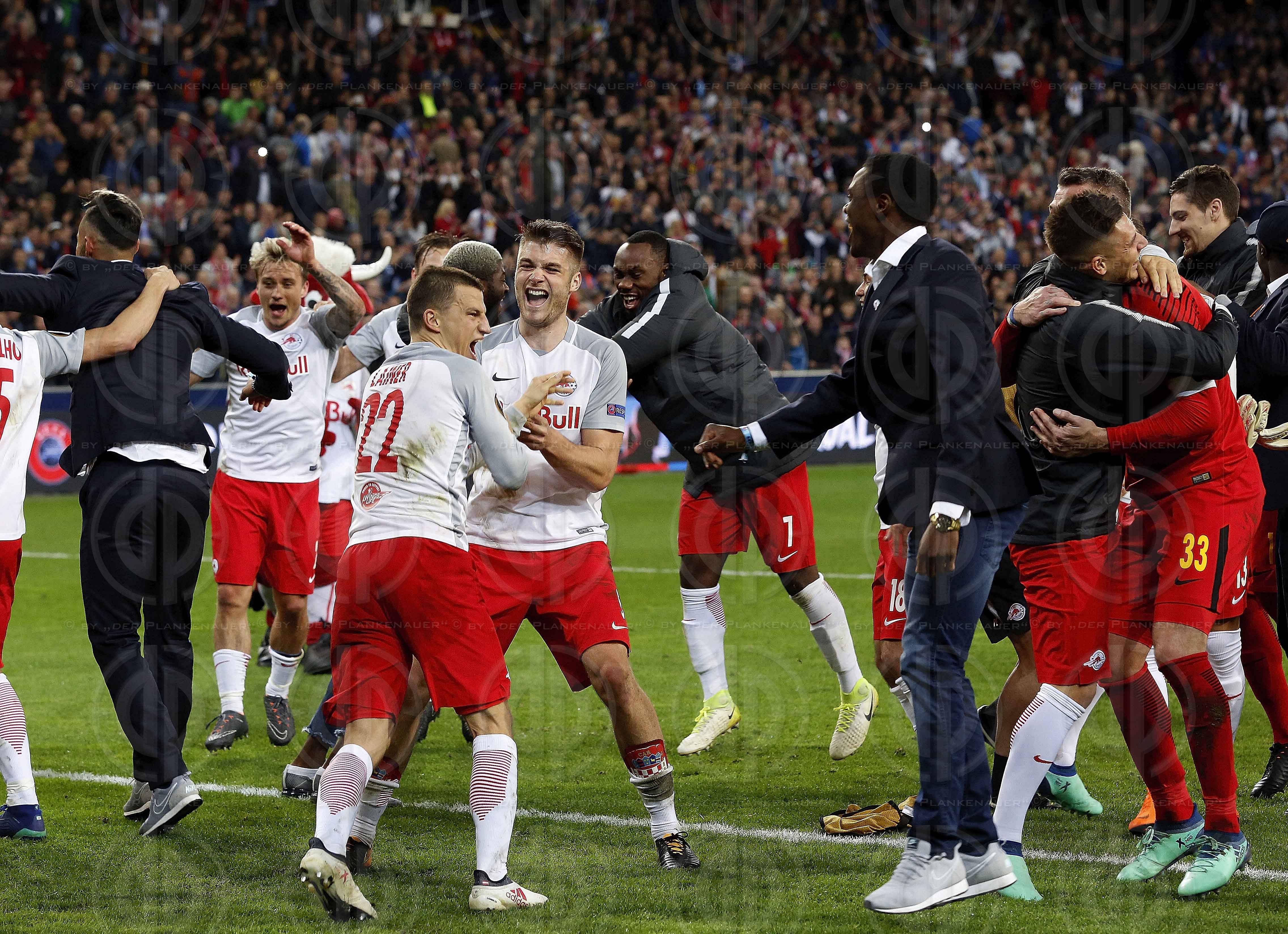 EL FC Salzburg vs. Lazio Rom (4:1)
