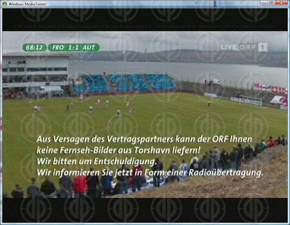 Keine TV-Bilder aus Torshavn