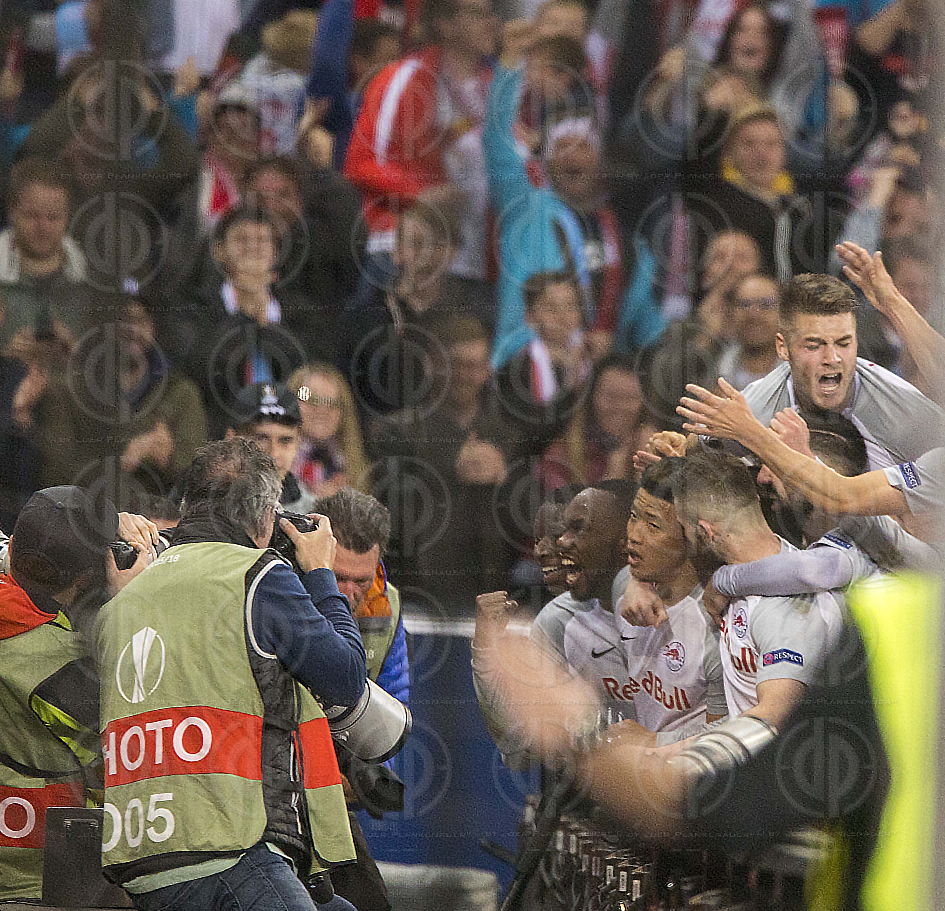 EL FC Salzburg vs. Lazio Rom (4:1)