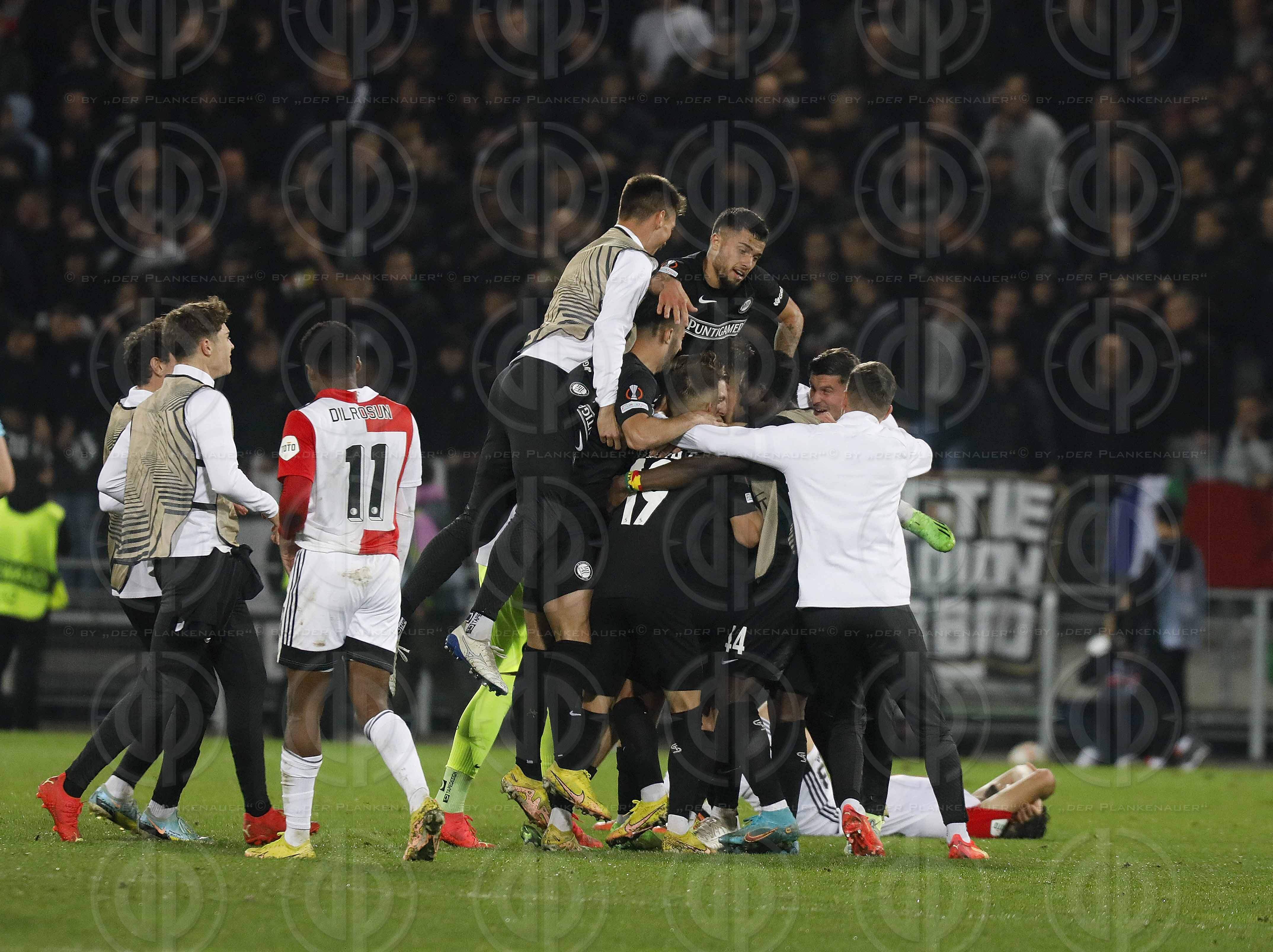 UEL SK Sturm vs. Feyenoord (1:0) am 27.10.2022