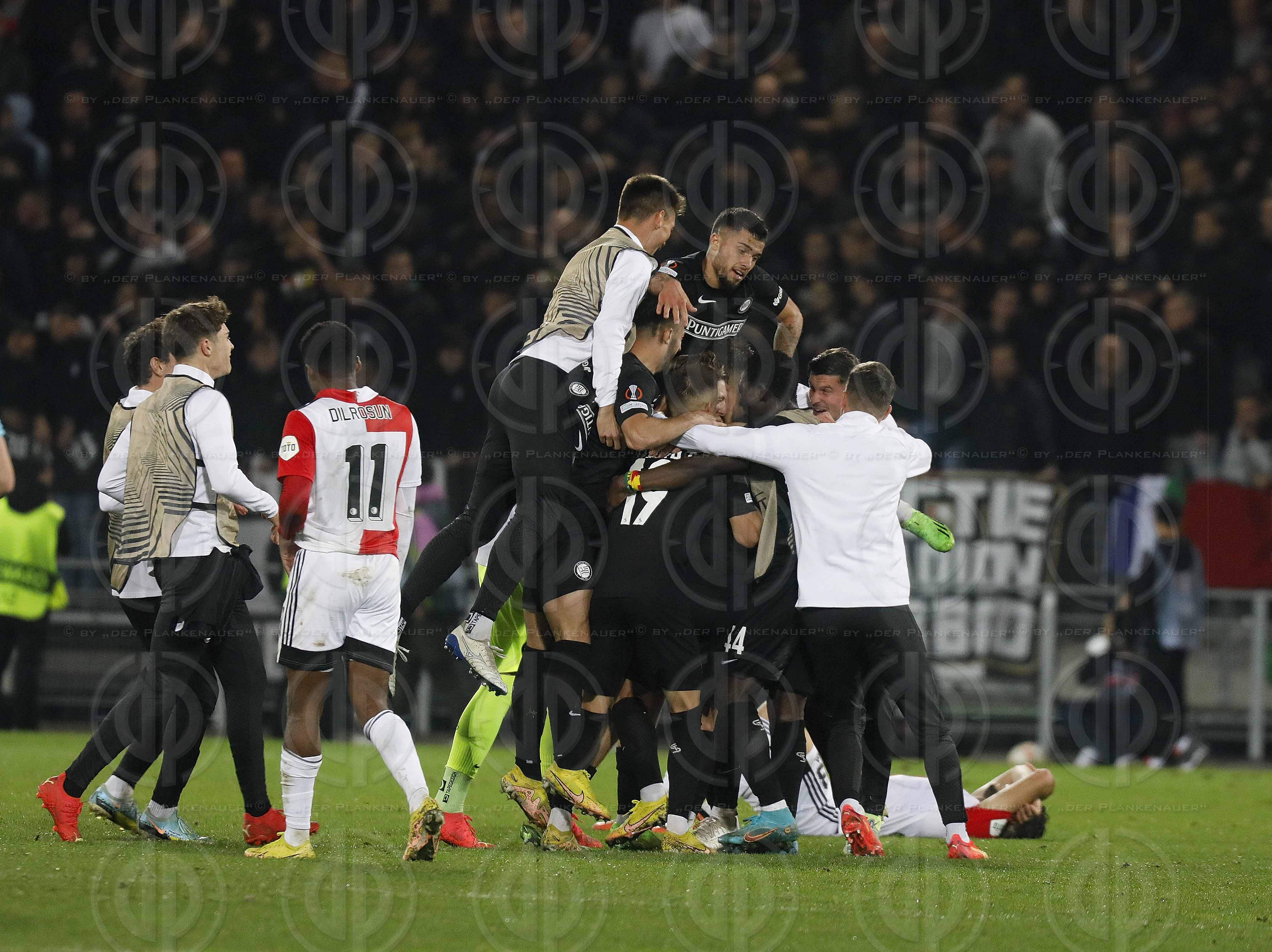 UEL SK Sturm vs. Feyenoord (1:0) am 27.10.2022