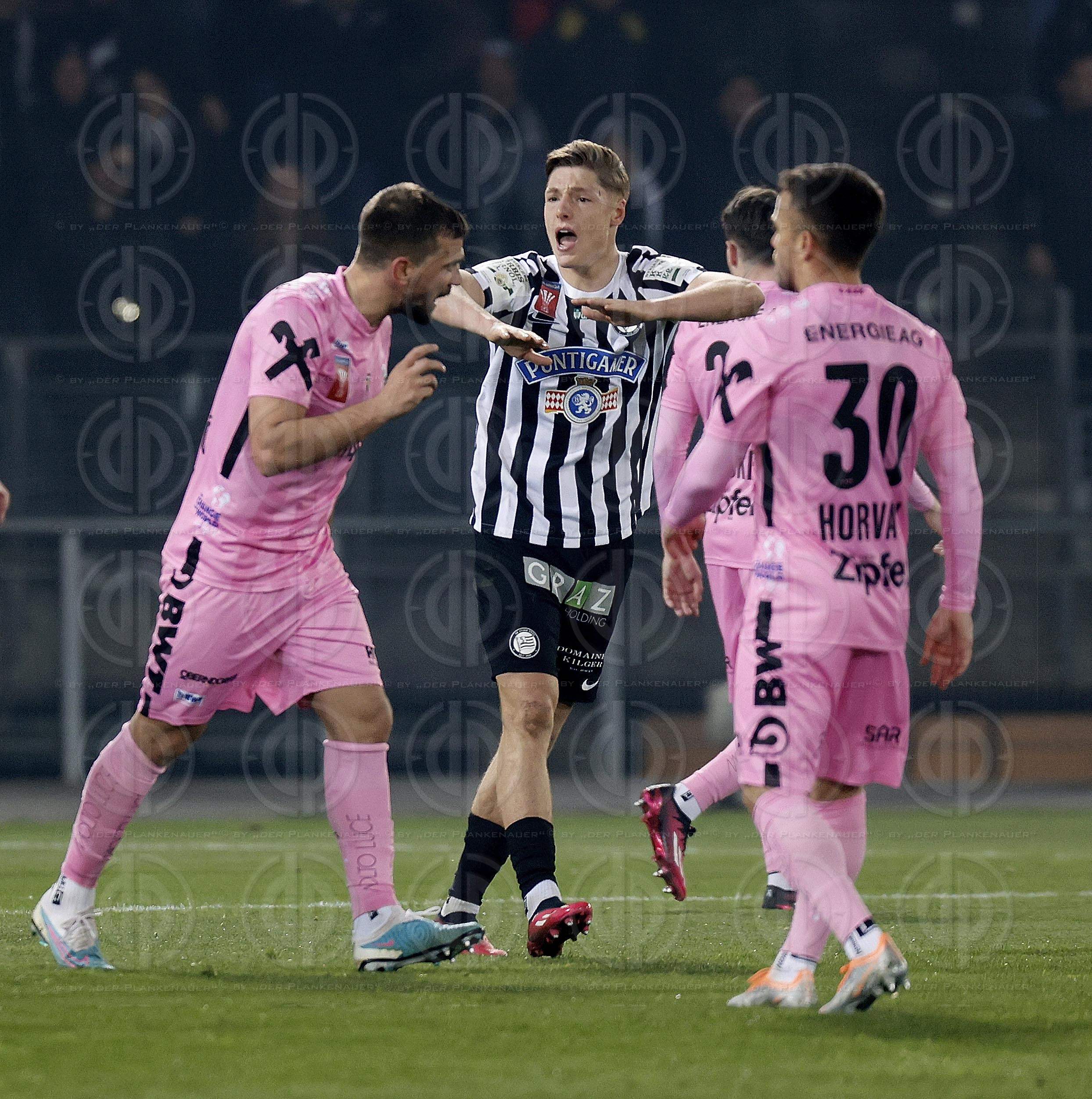 ÖFB Cup Sturm Graz  vs. LASK Linz (1:0) am 06.04.2023