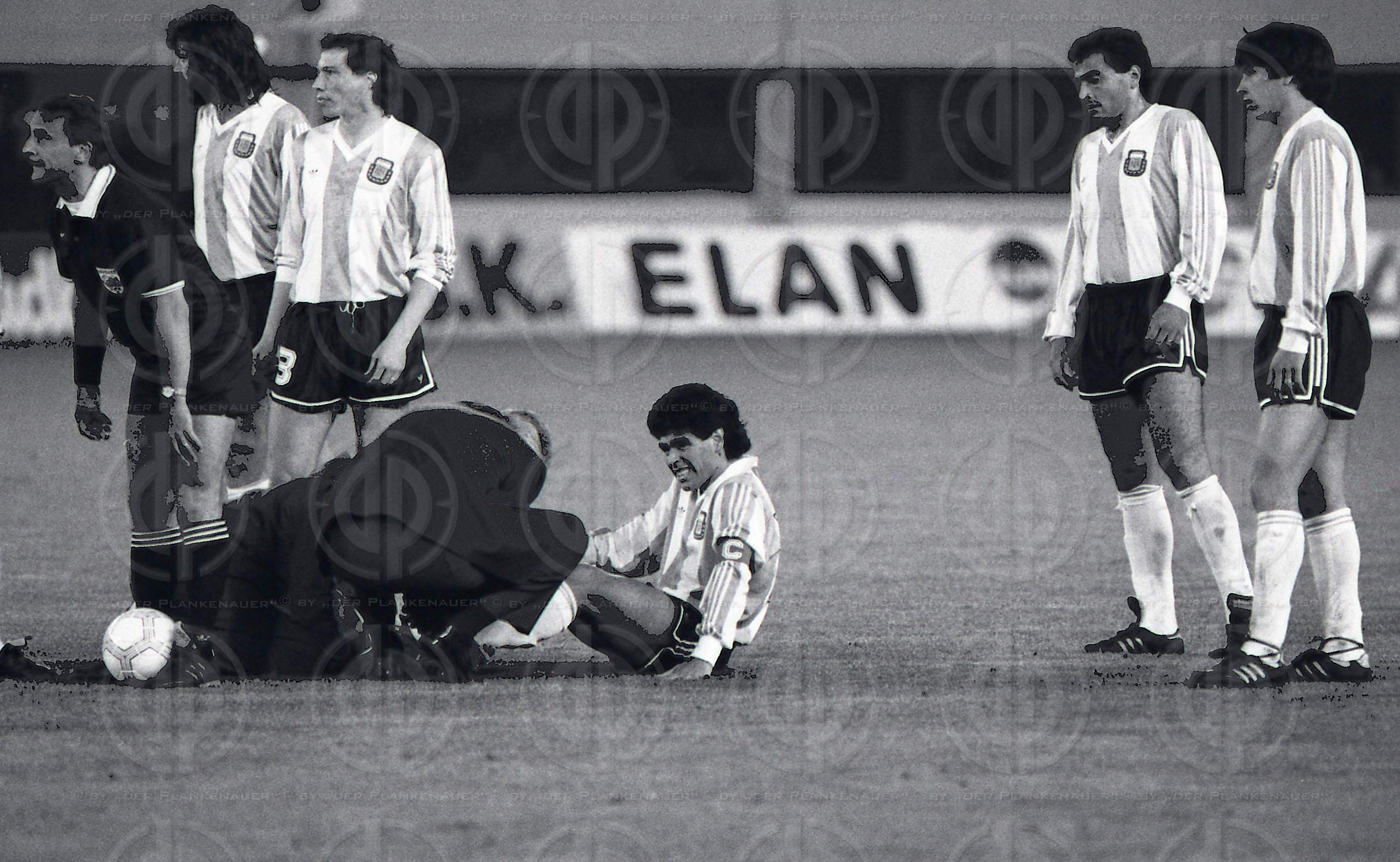 Länderspiel Österreich vs. Argentinien am 03.05.1990
