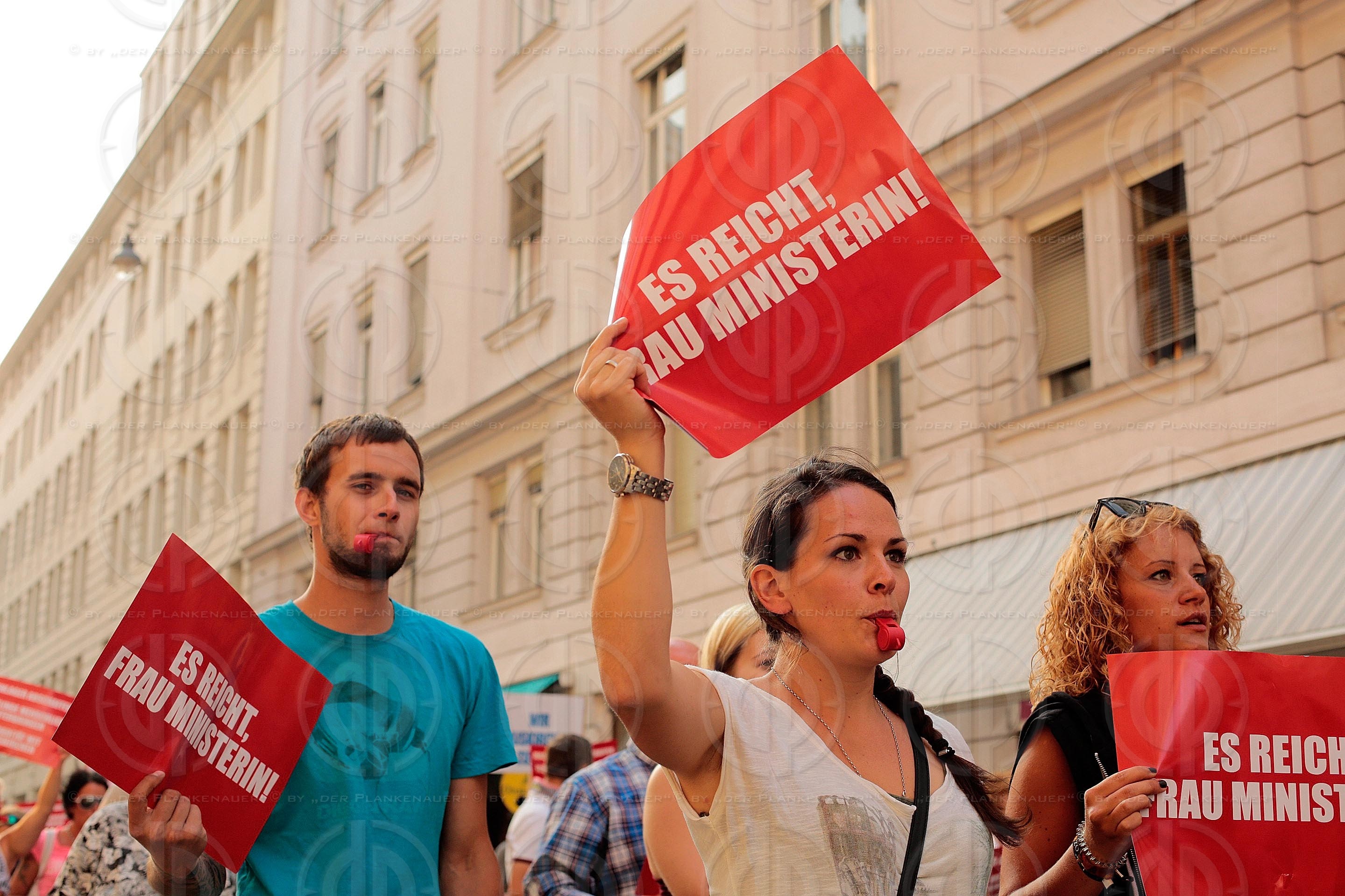 Traiskirchner Protest gegen Asylpolitik
