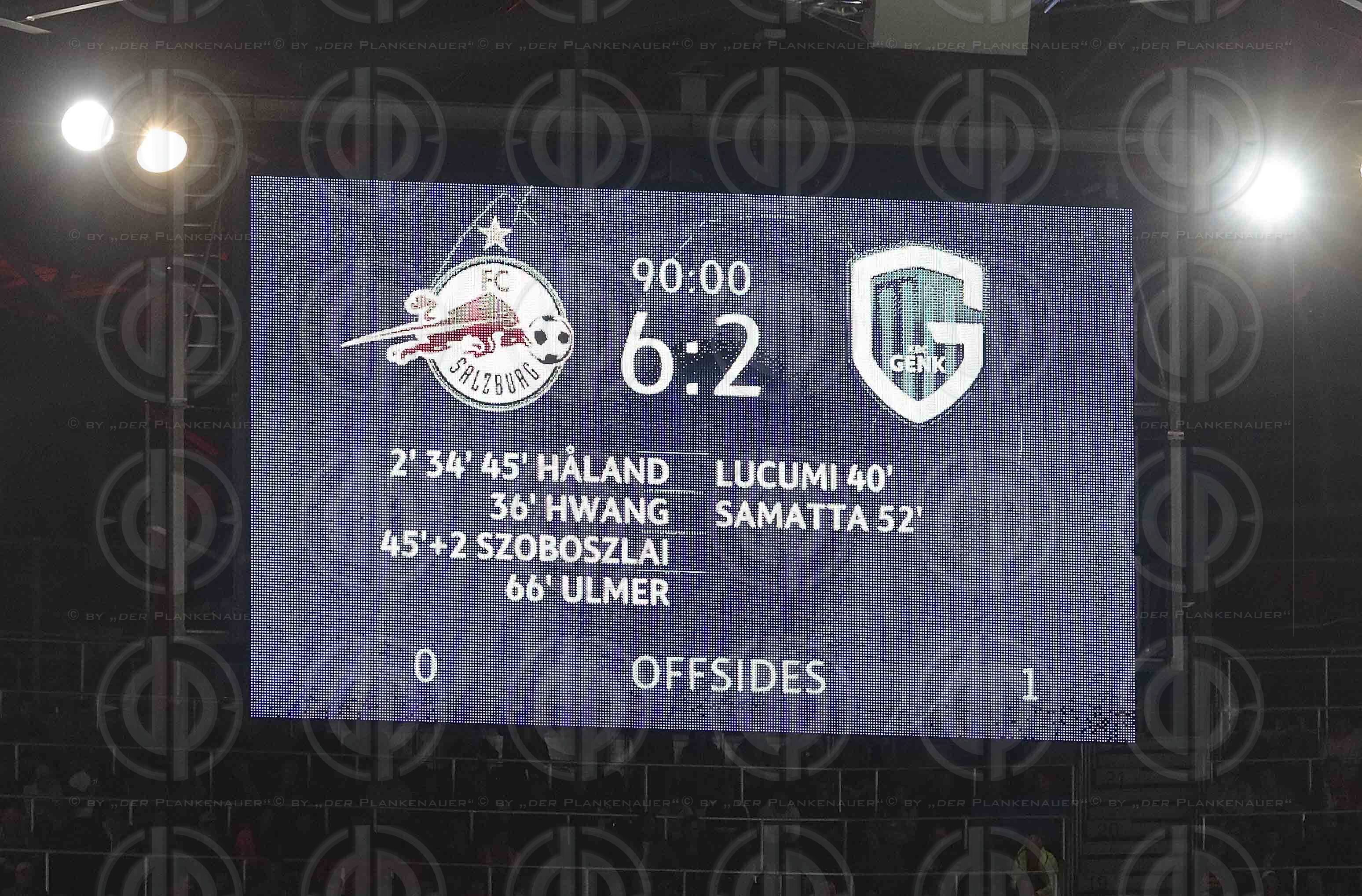 CL FC Red Bull Salzburg vs. KRC Genk (6:2)