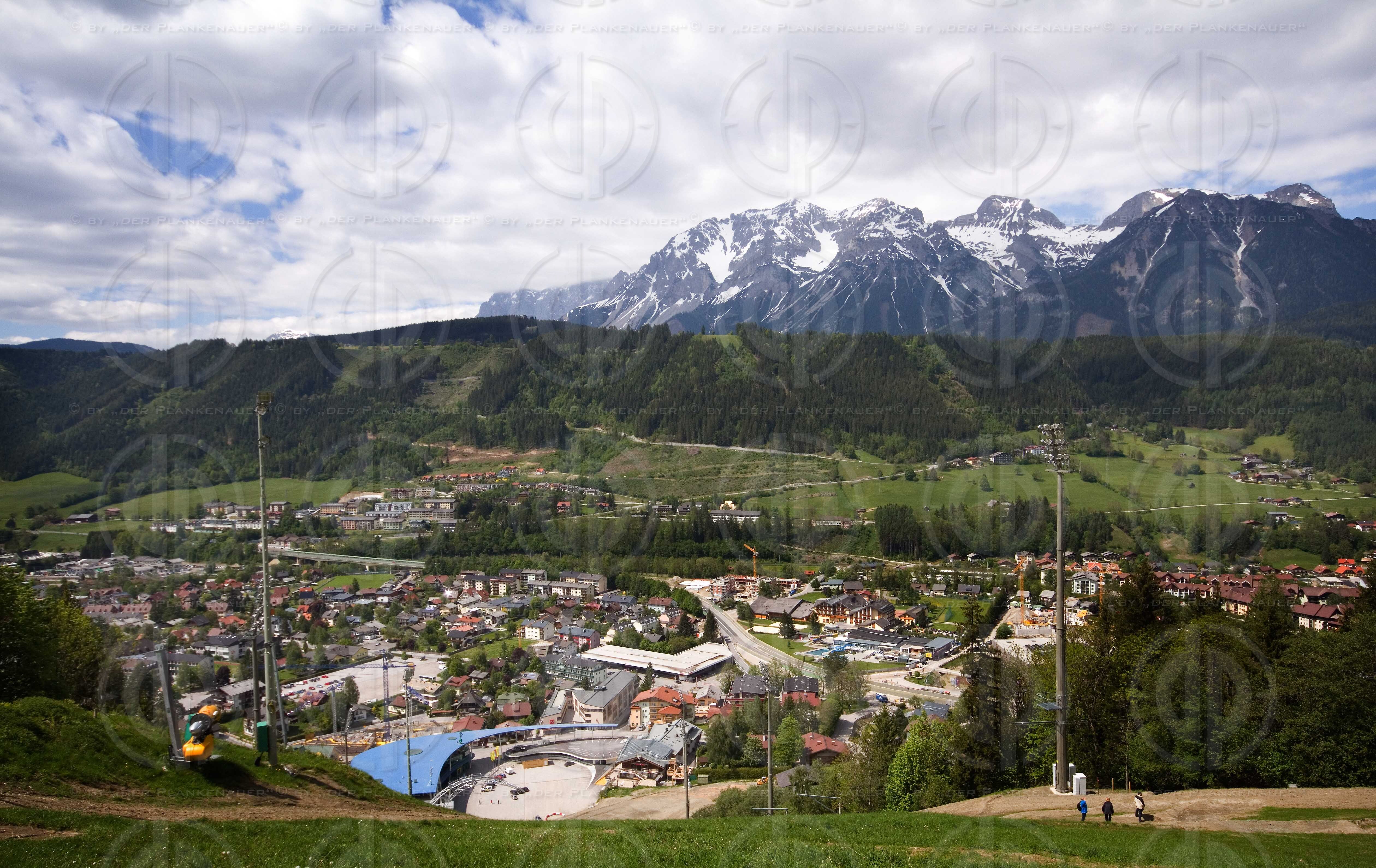 Bauarbeiten in Schladming