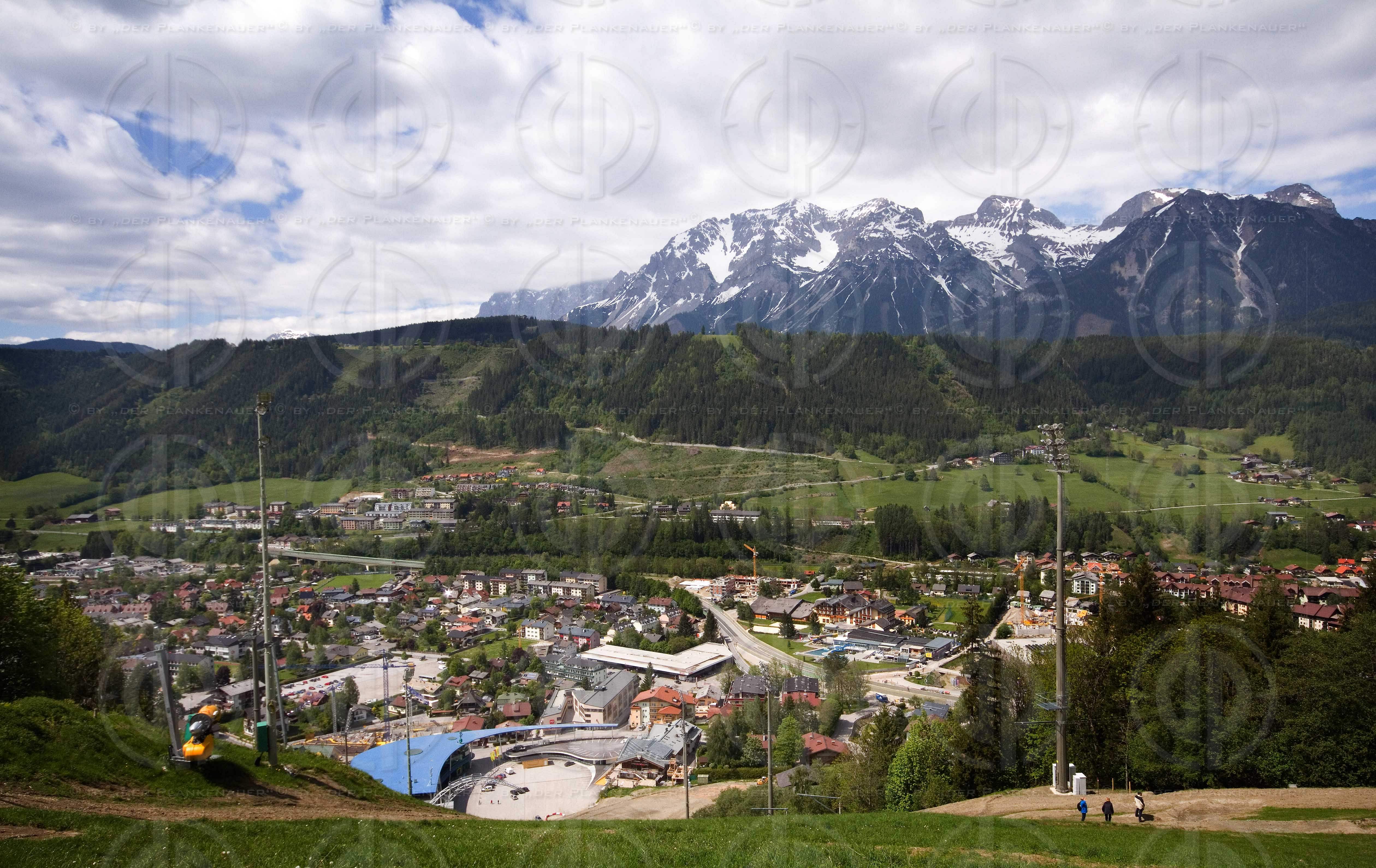 Bauarbeiten in Schladming